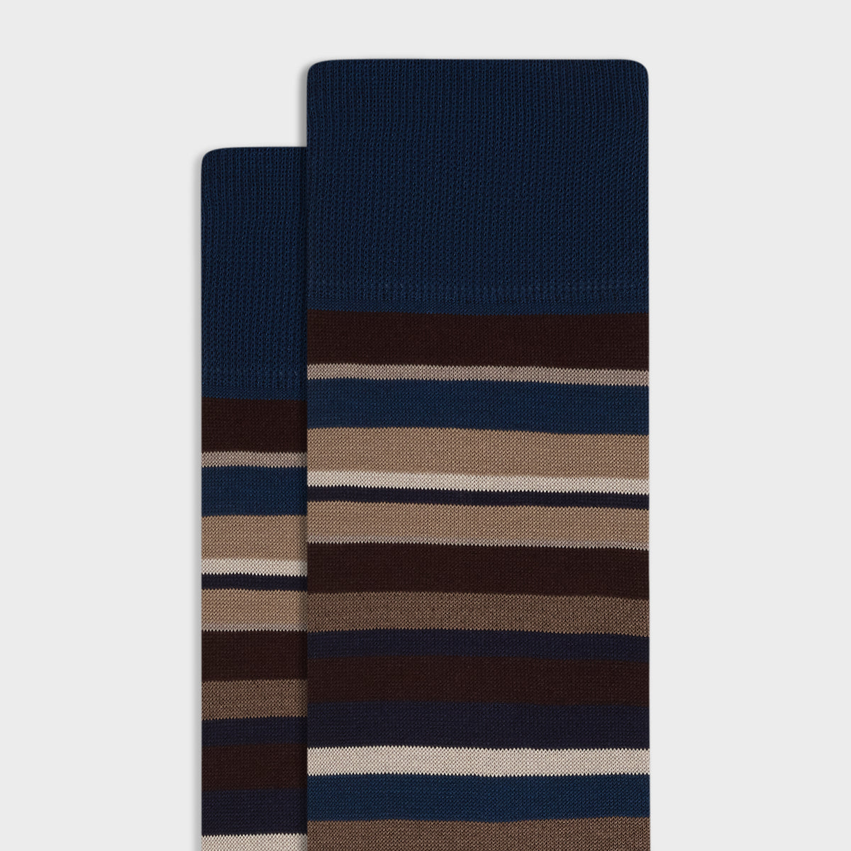 Striped Mid-Calf Socks