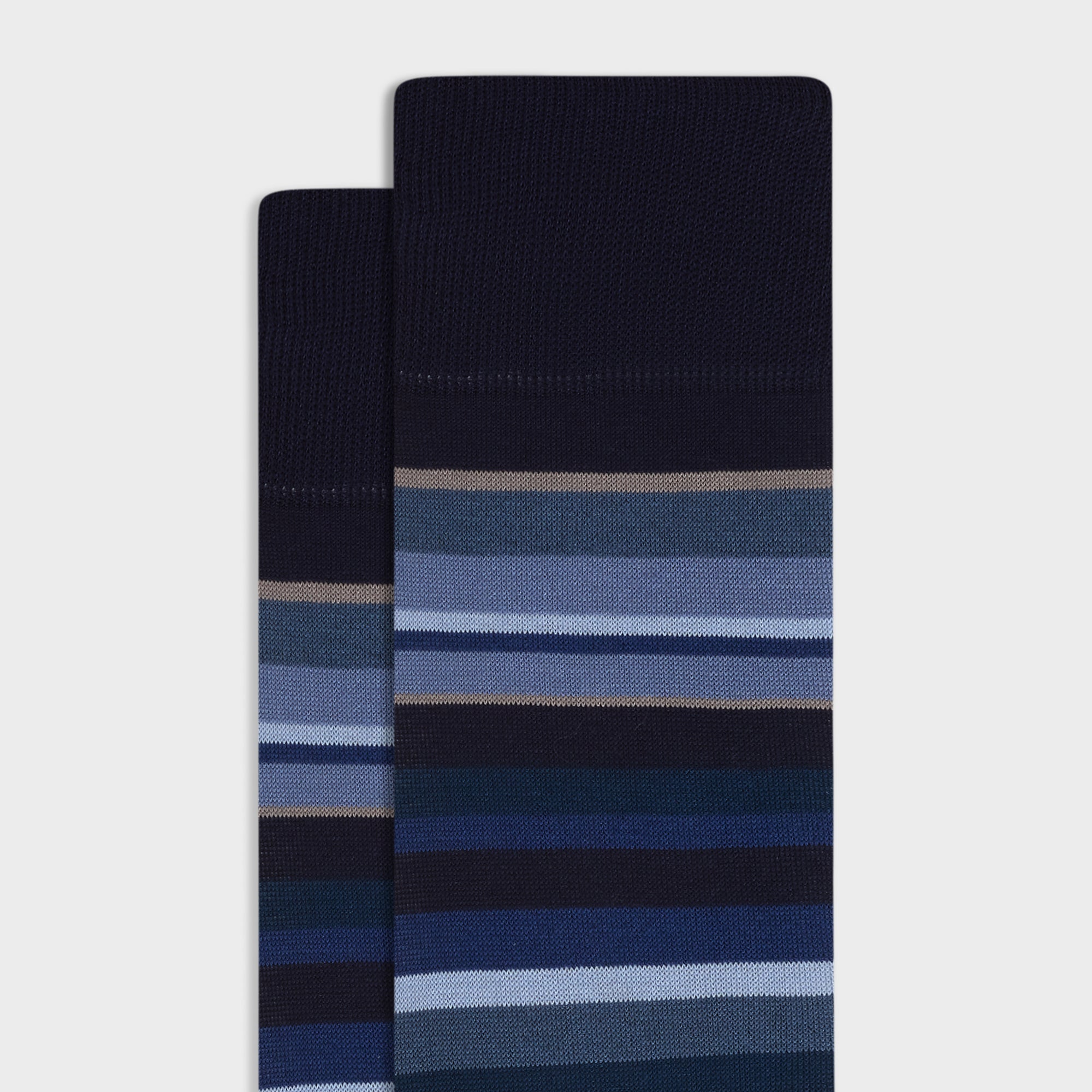 Striped Mid-Calf Socks