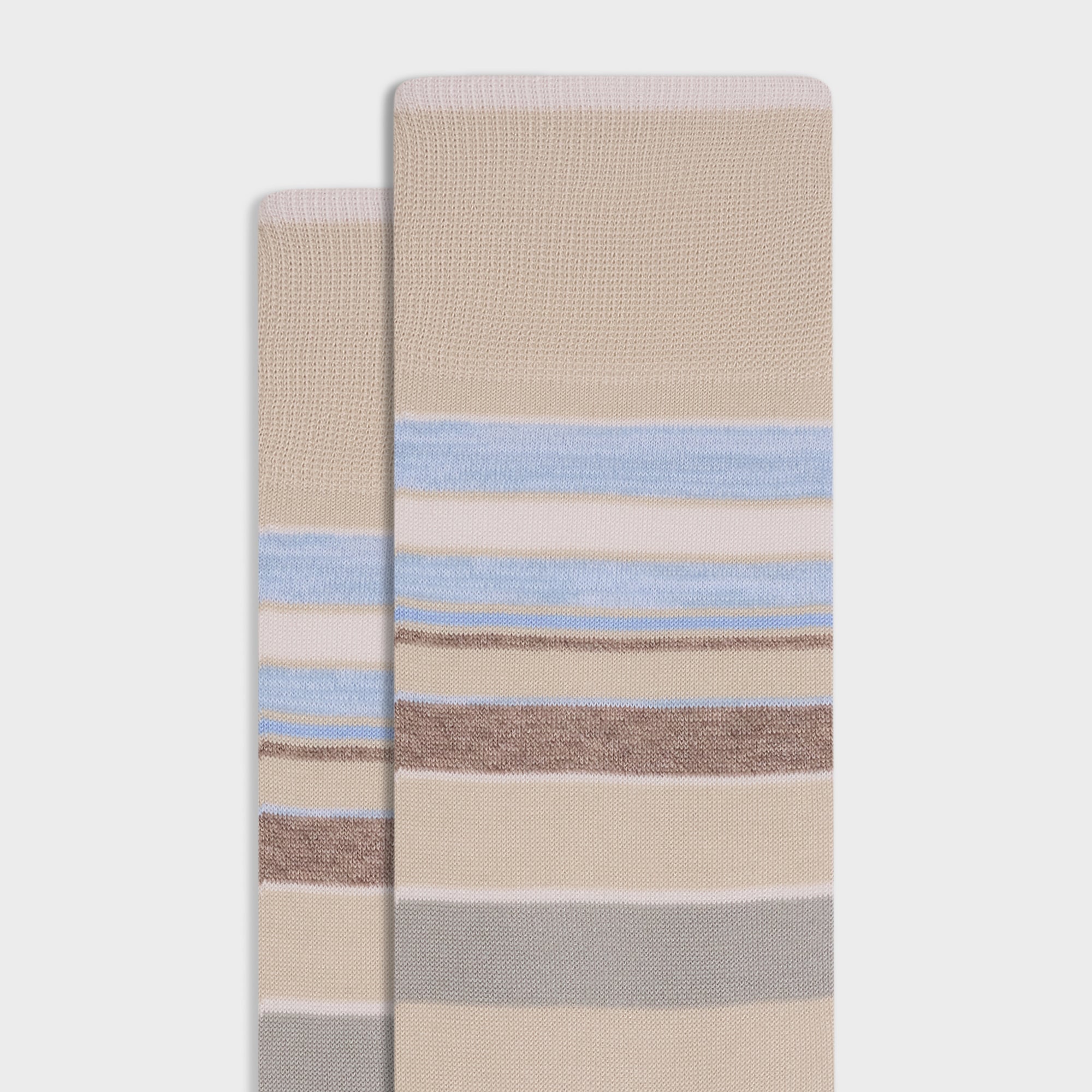 Striped Mid-Calf Socks