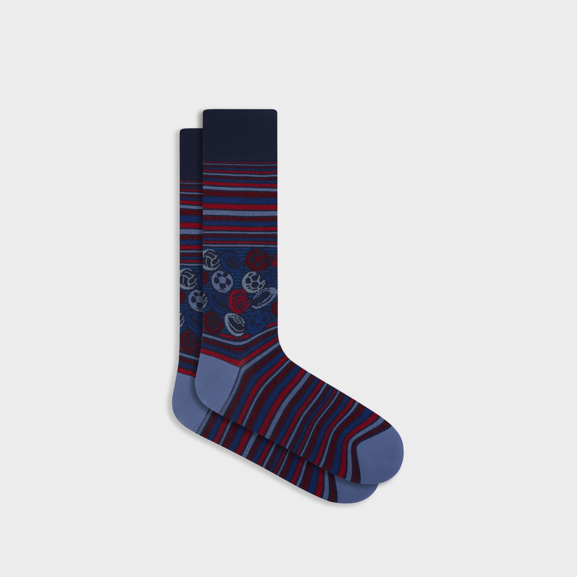 Multi-Sport Motif Mid-Calf Socks