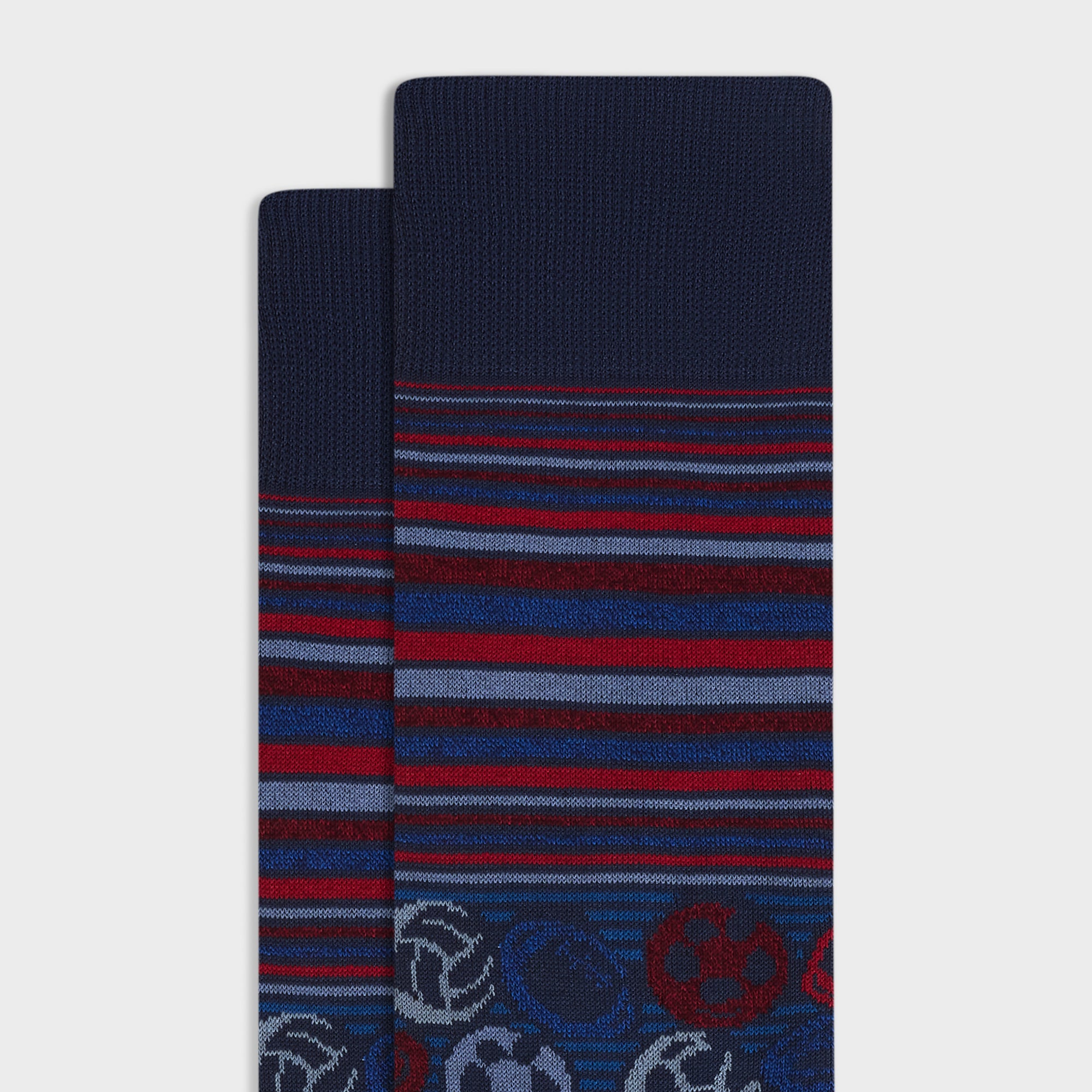 Multi-Sport Motif Mid-Calf Socks