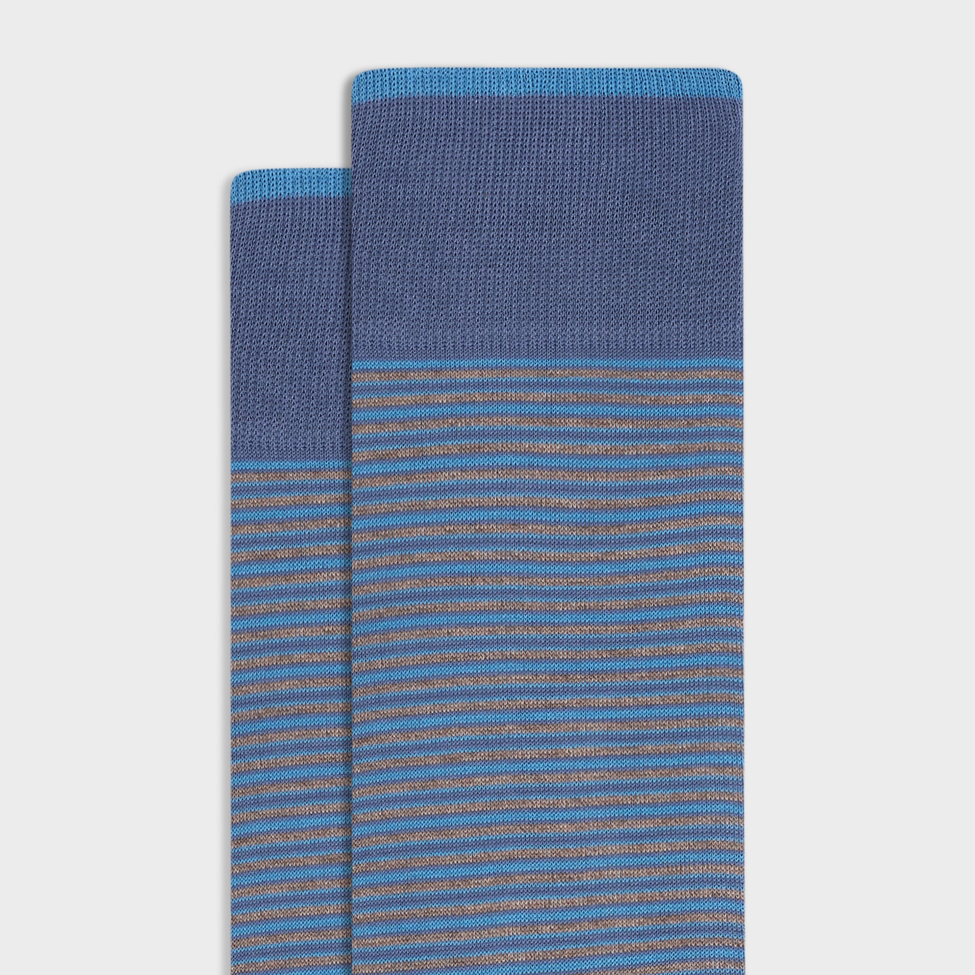 Striped Mid-Calf Socks