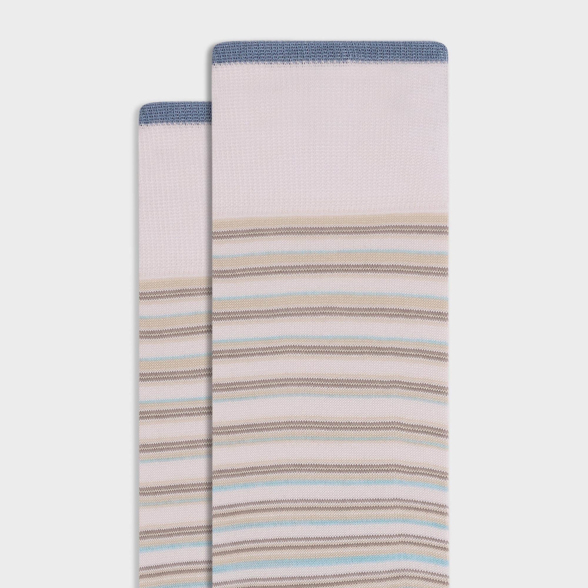 Striped Mid-Calf Socks