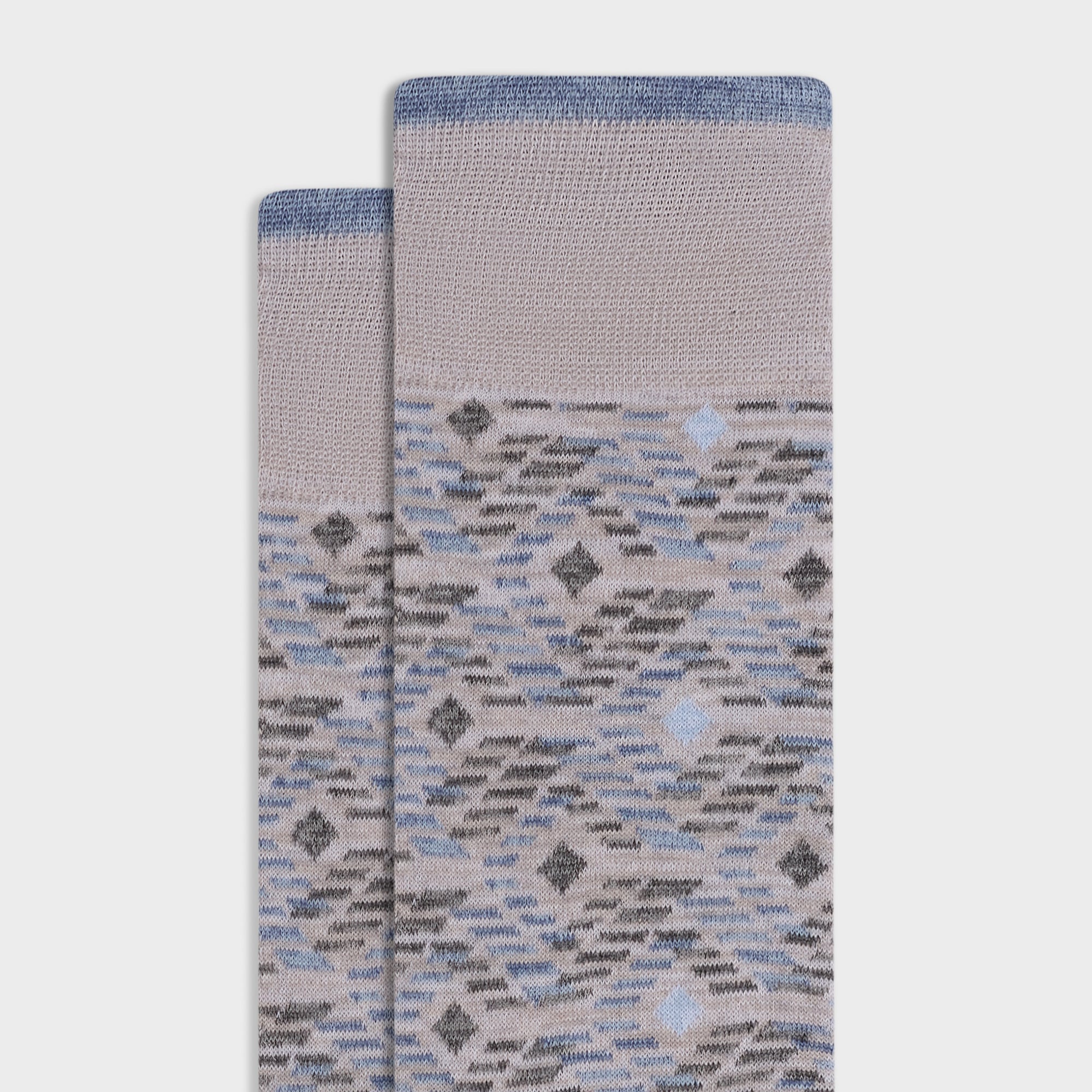 Geometric Mid-Calf Socks