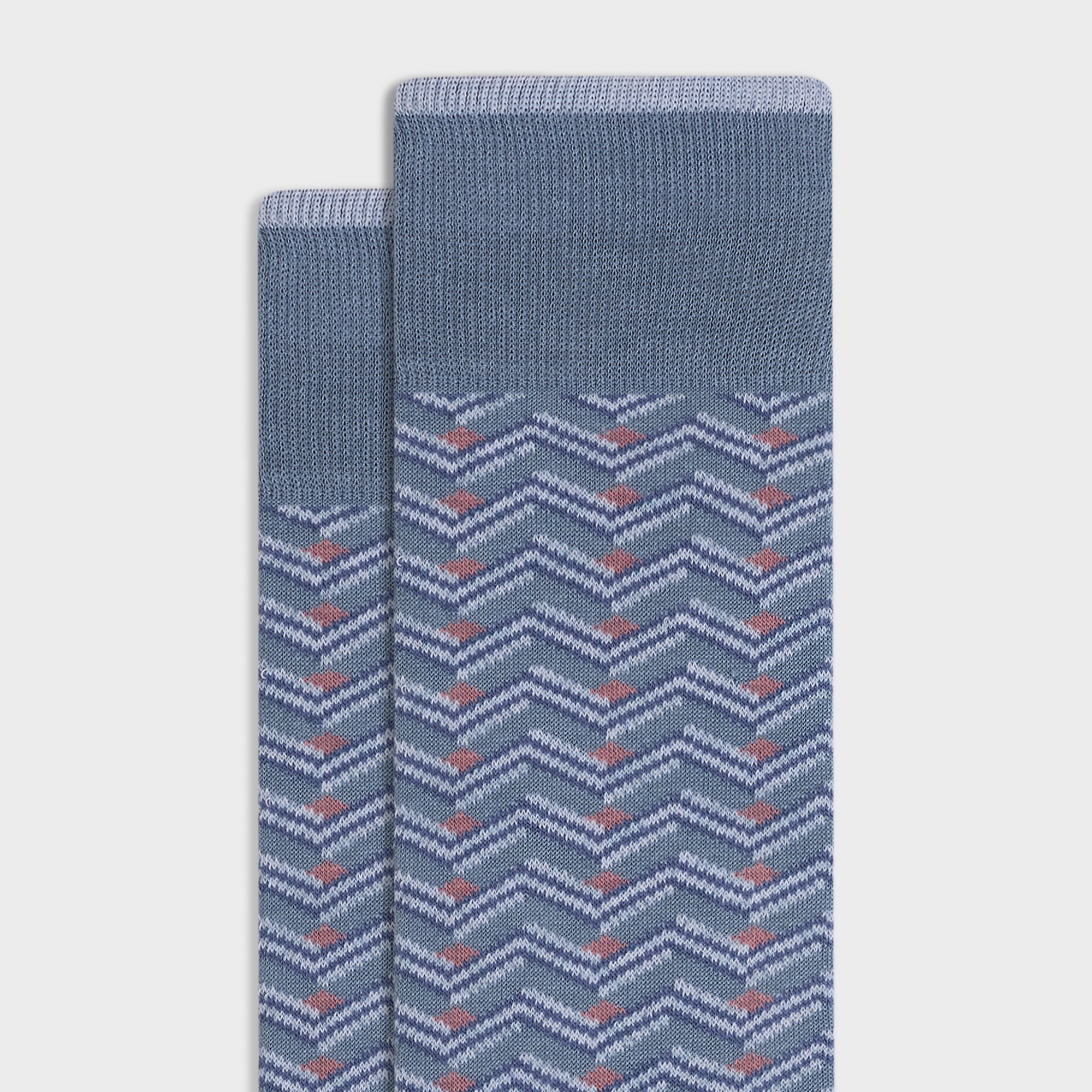 Chevron Mid-Calf Socks