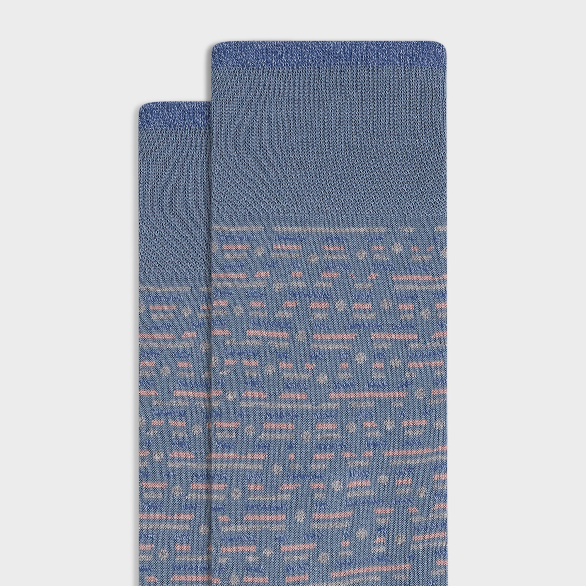 Geometric Mid-Calf Socks