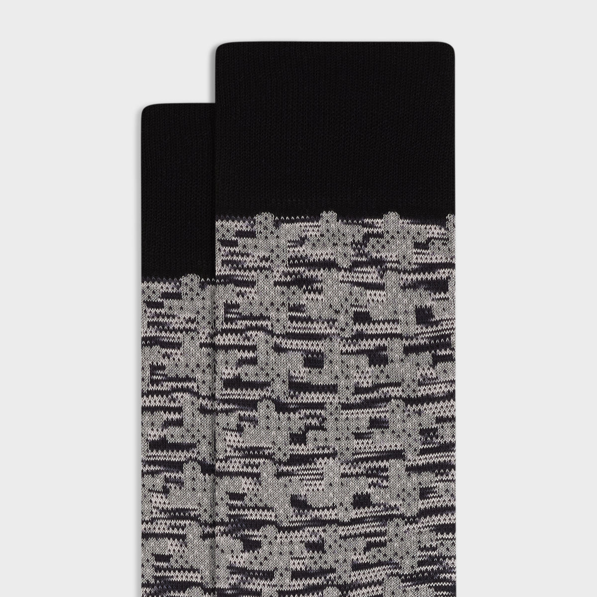 Abstract Geometric Mid-Calf Socks