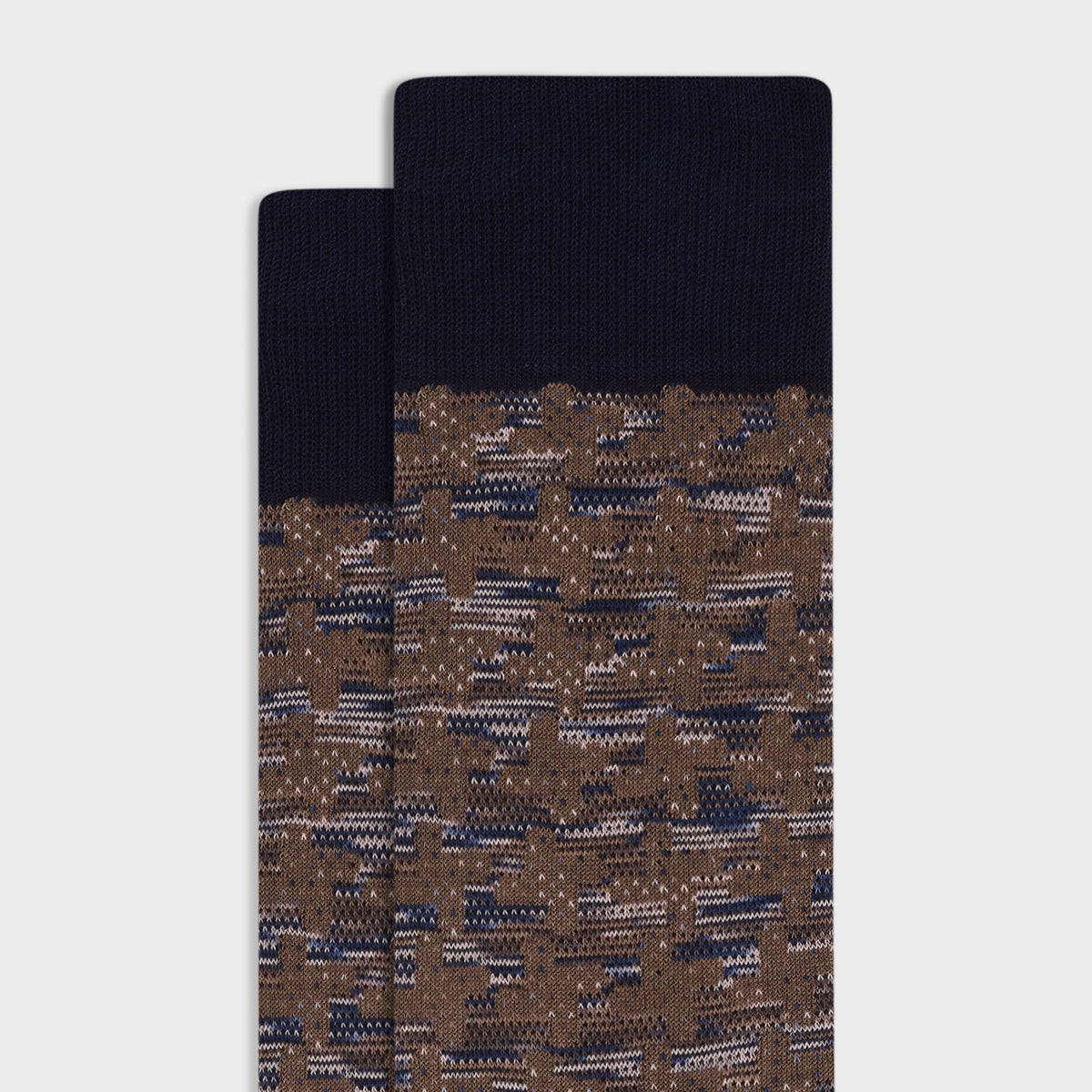 Abstract Geometric Mid-Calf Socks