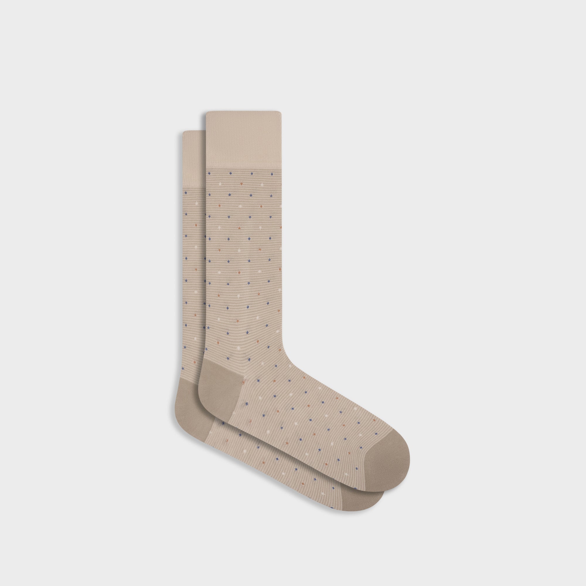 Micro Motif Mid-Calf Socks