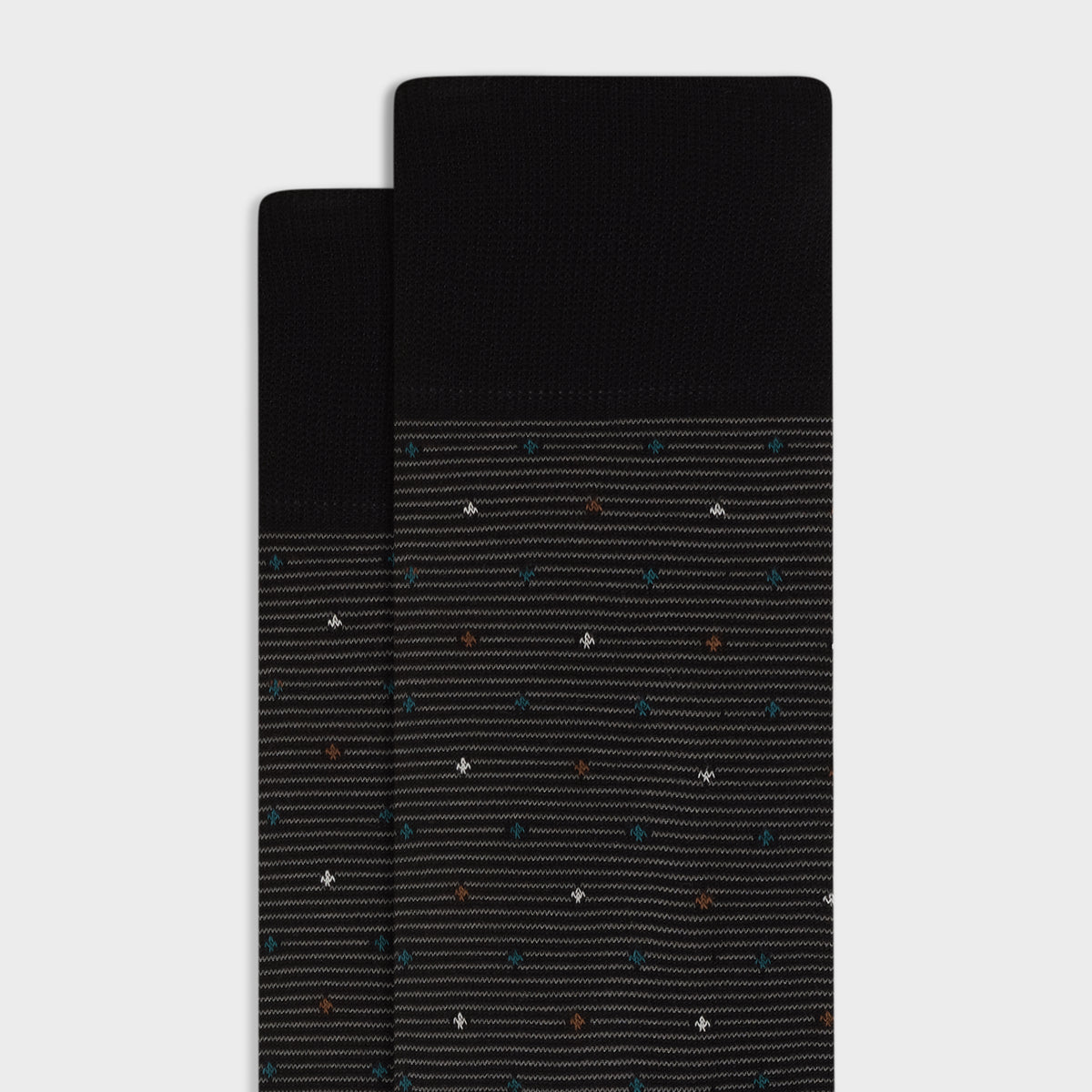 Micro Motif Mid-Calf Socks