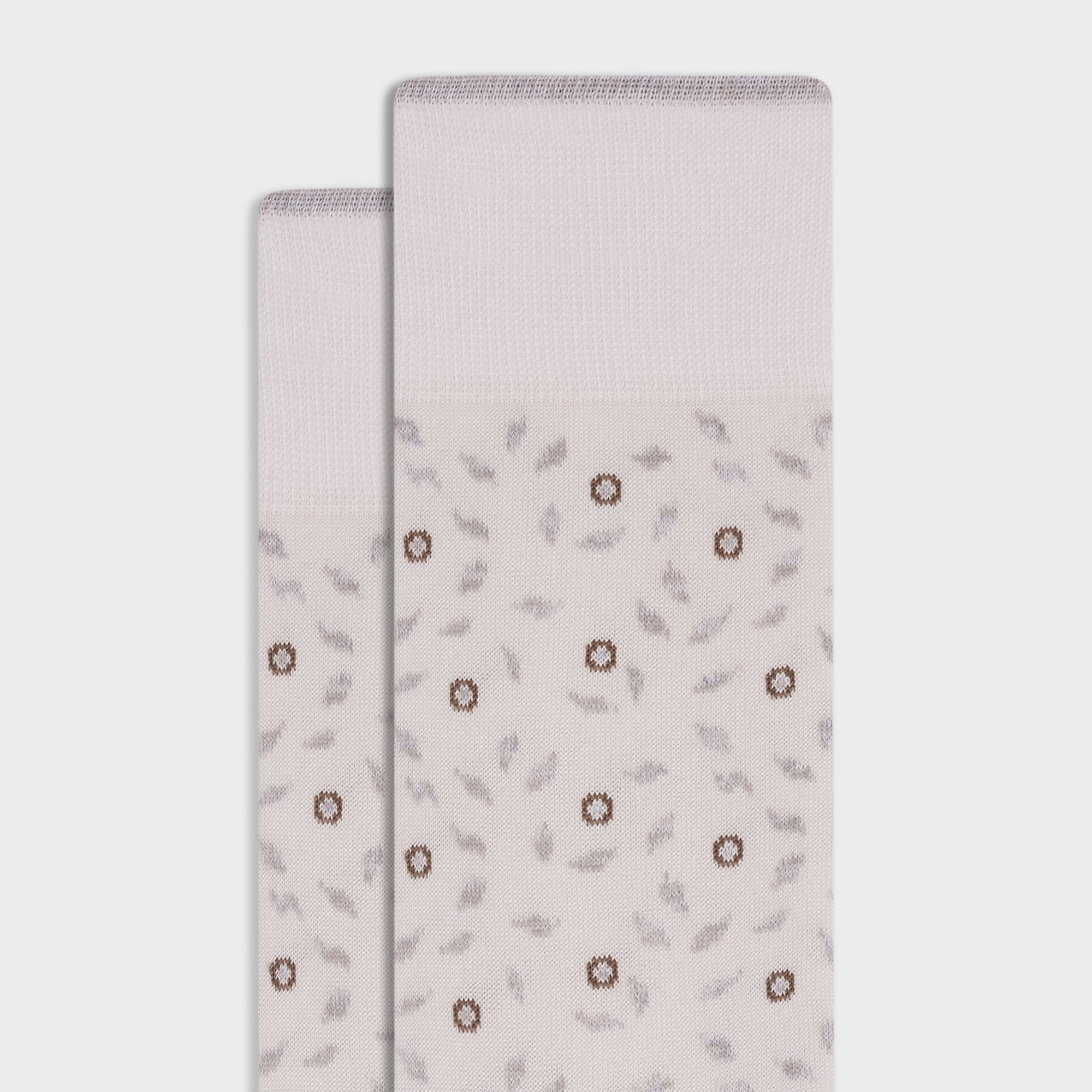 Abstract Mid-Calf Socks
