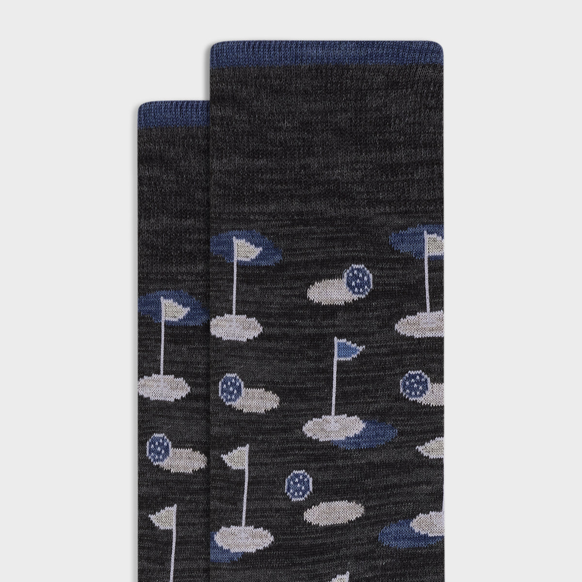 Golf Motif Mid-Calf Socks