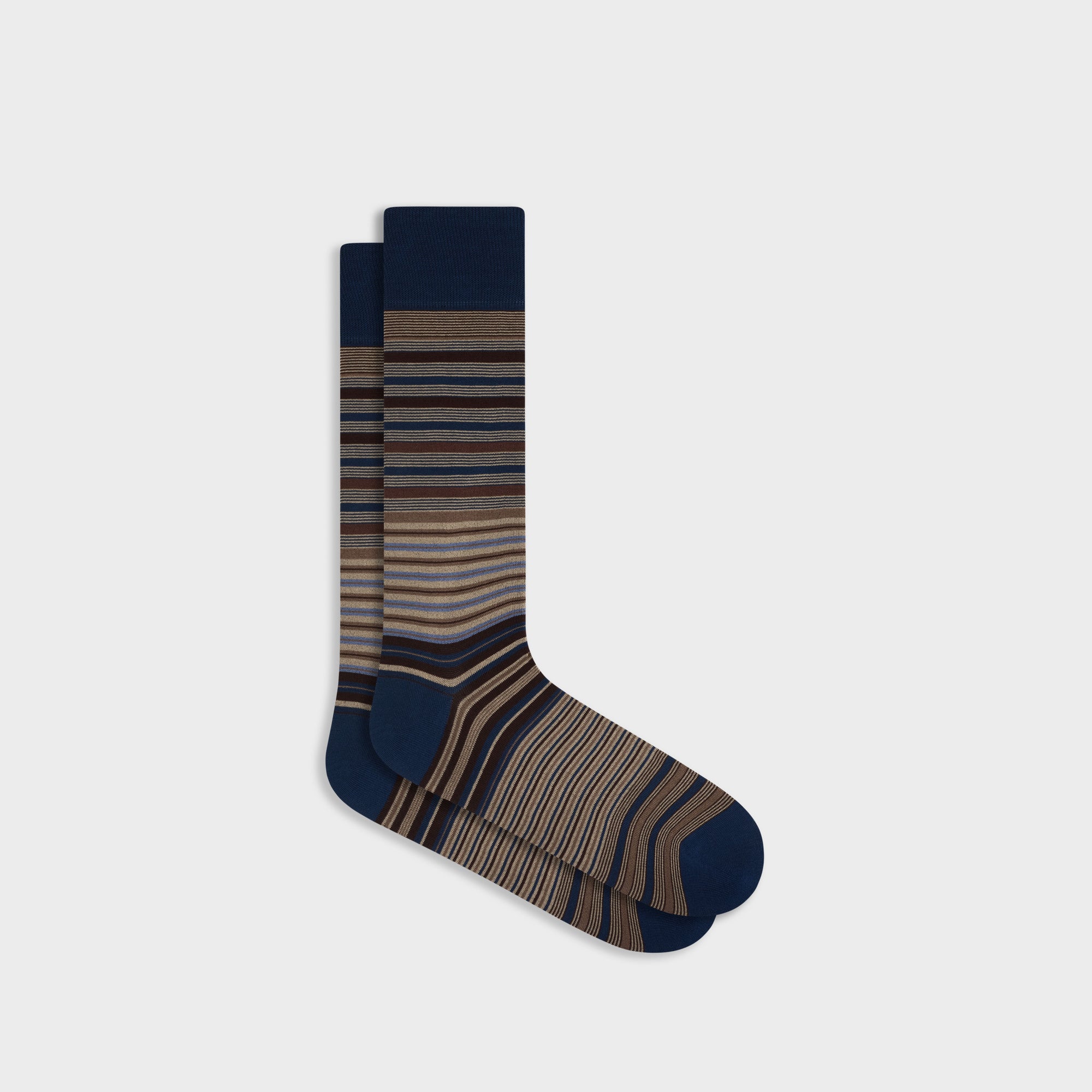 Striped Mid-Calf Socks