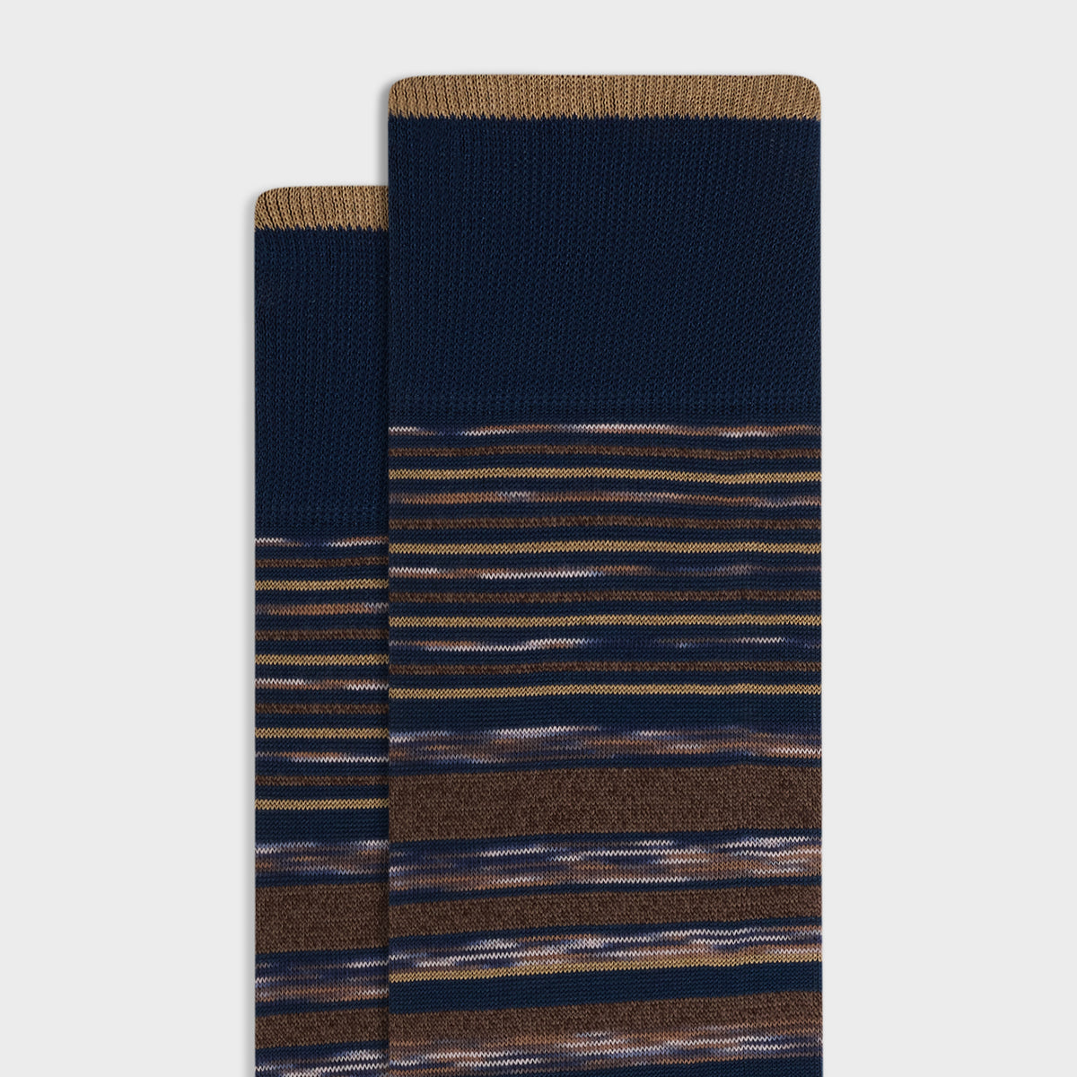 Striped Mid-Calf Socks