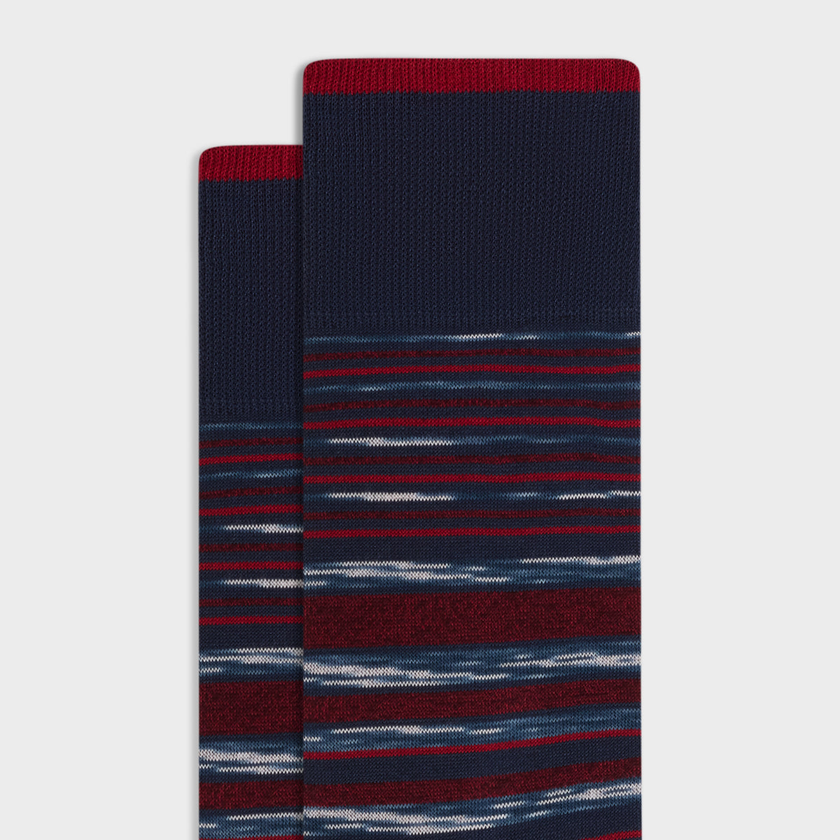 Striped Mid-Calf Socks