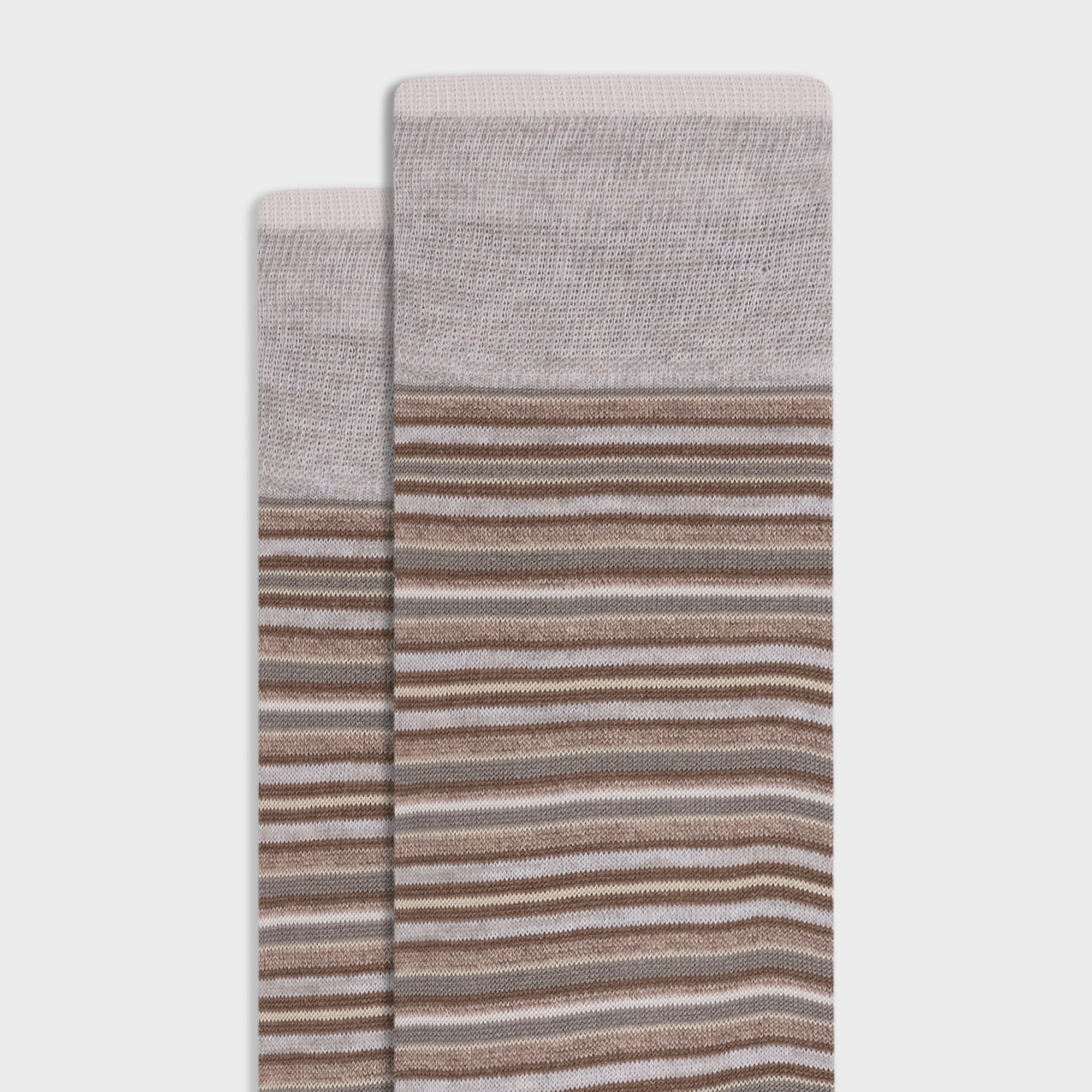 Striped Mid-Calf Socks