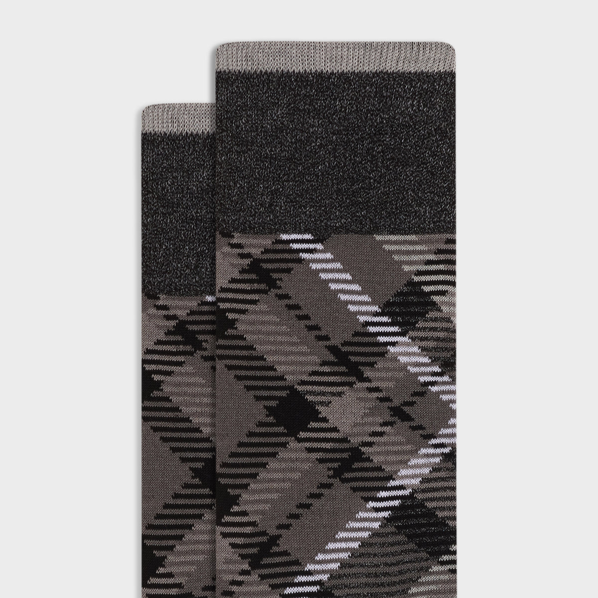Plaid Mid-Calf Socks