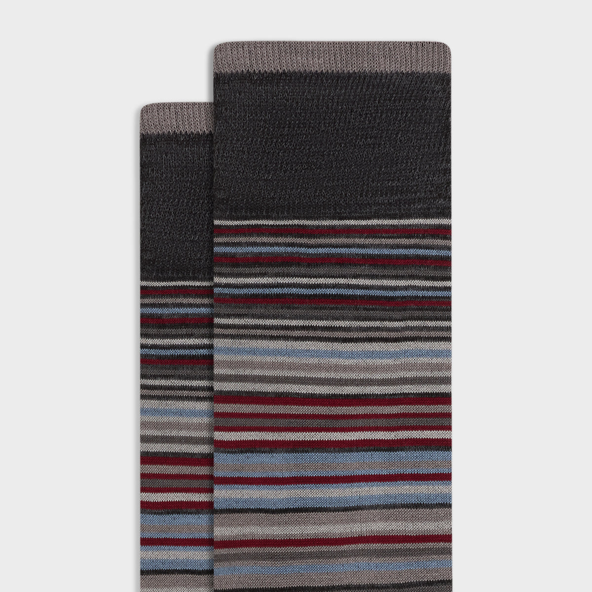 Striped Mid-Calf Socks
