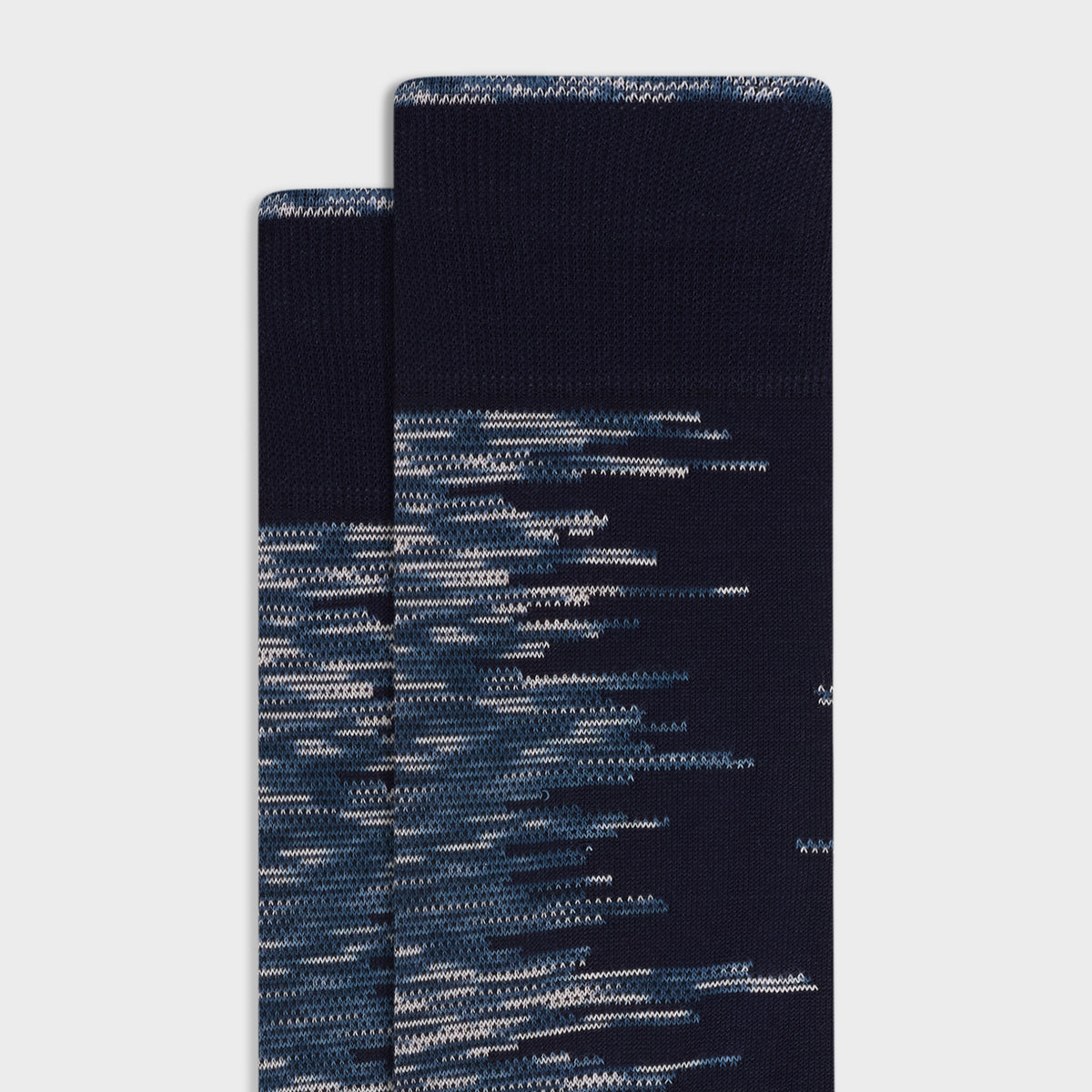 Painterly Stripe Mid-Calf Socks