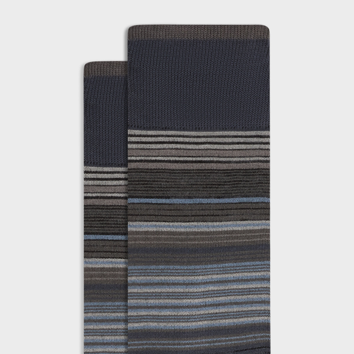 Striped Mid-Calf Socks