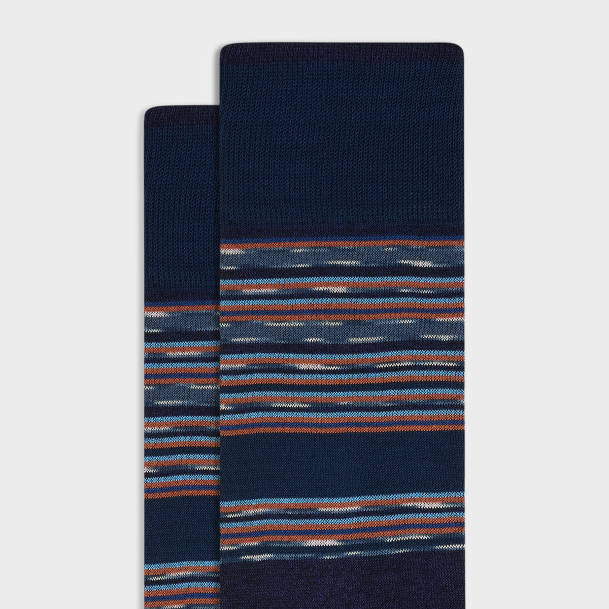 Striped Mid-Calf Socks
