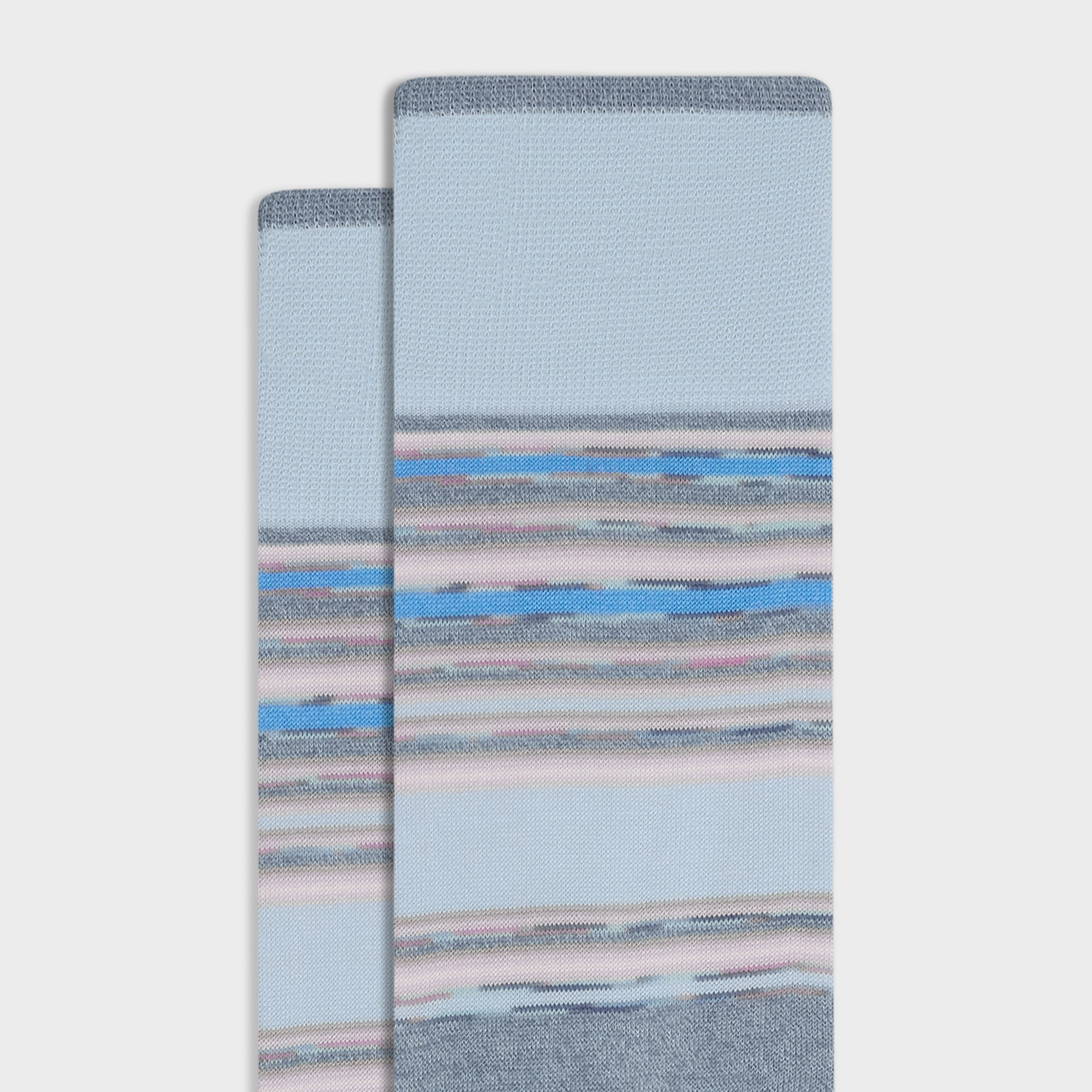 Striped Mid-Calf Socks
