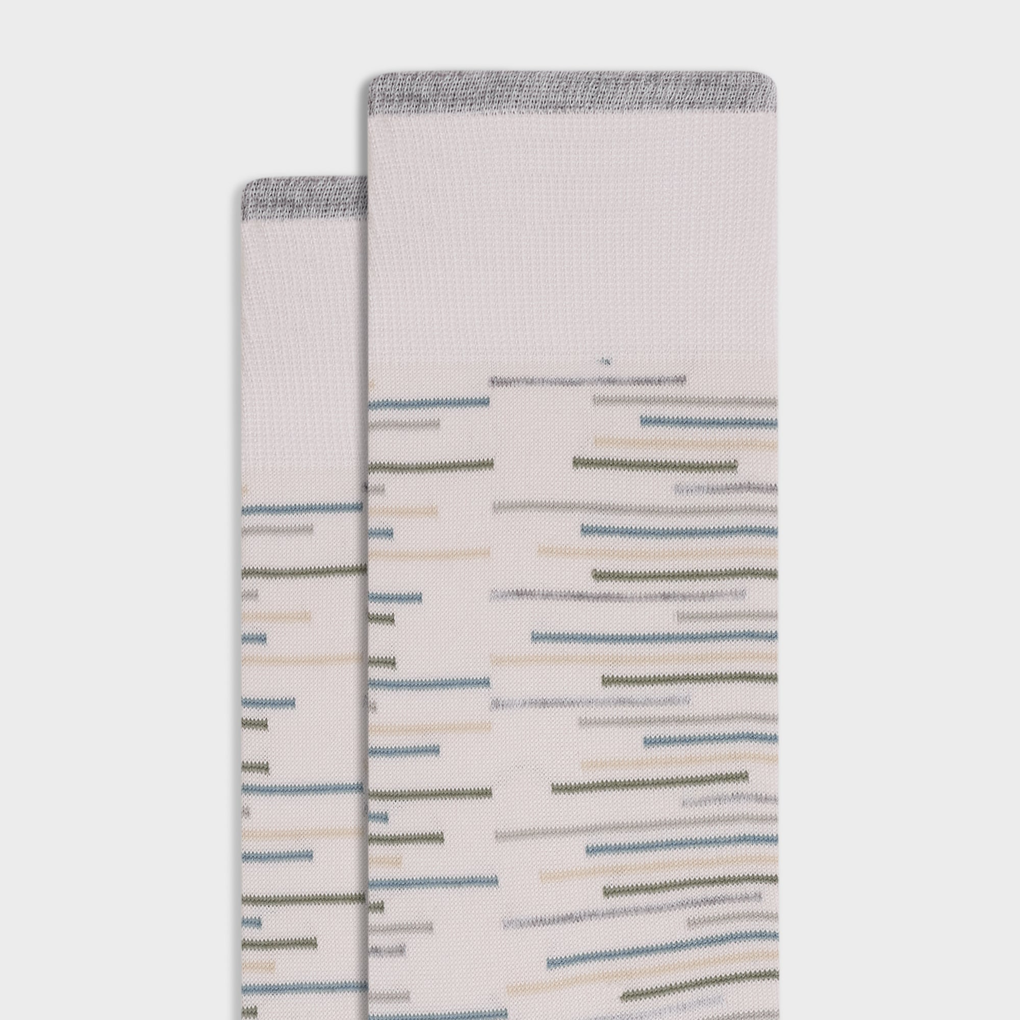 Striped Mid-Calf Socks