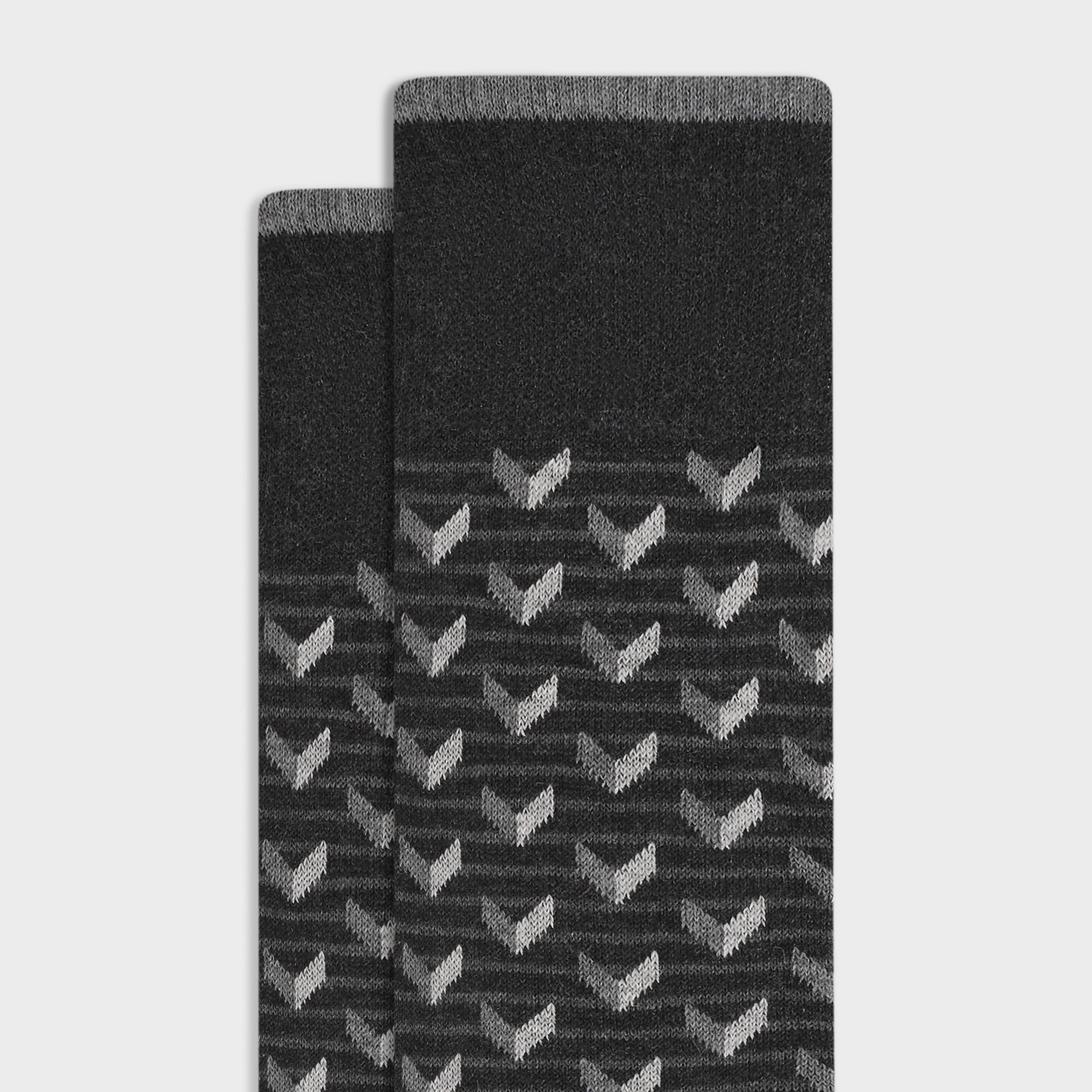 Chevron Mid-Calf Socks