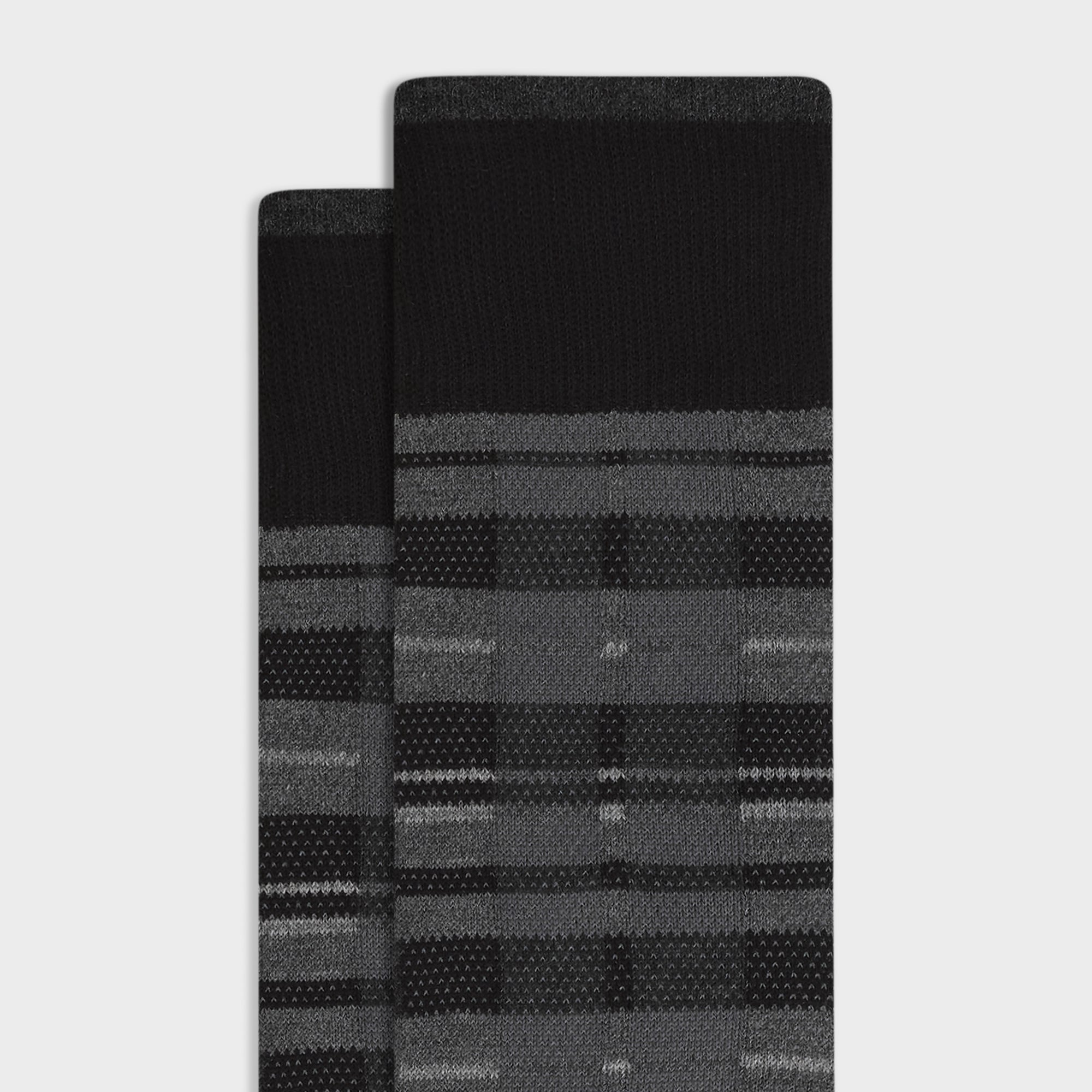 Plaid Mid-Calf Socks