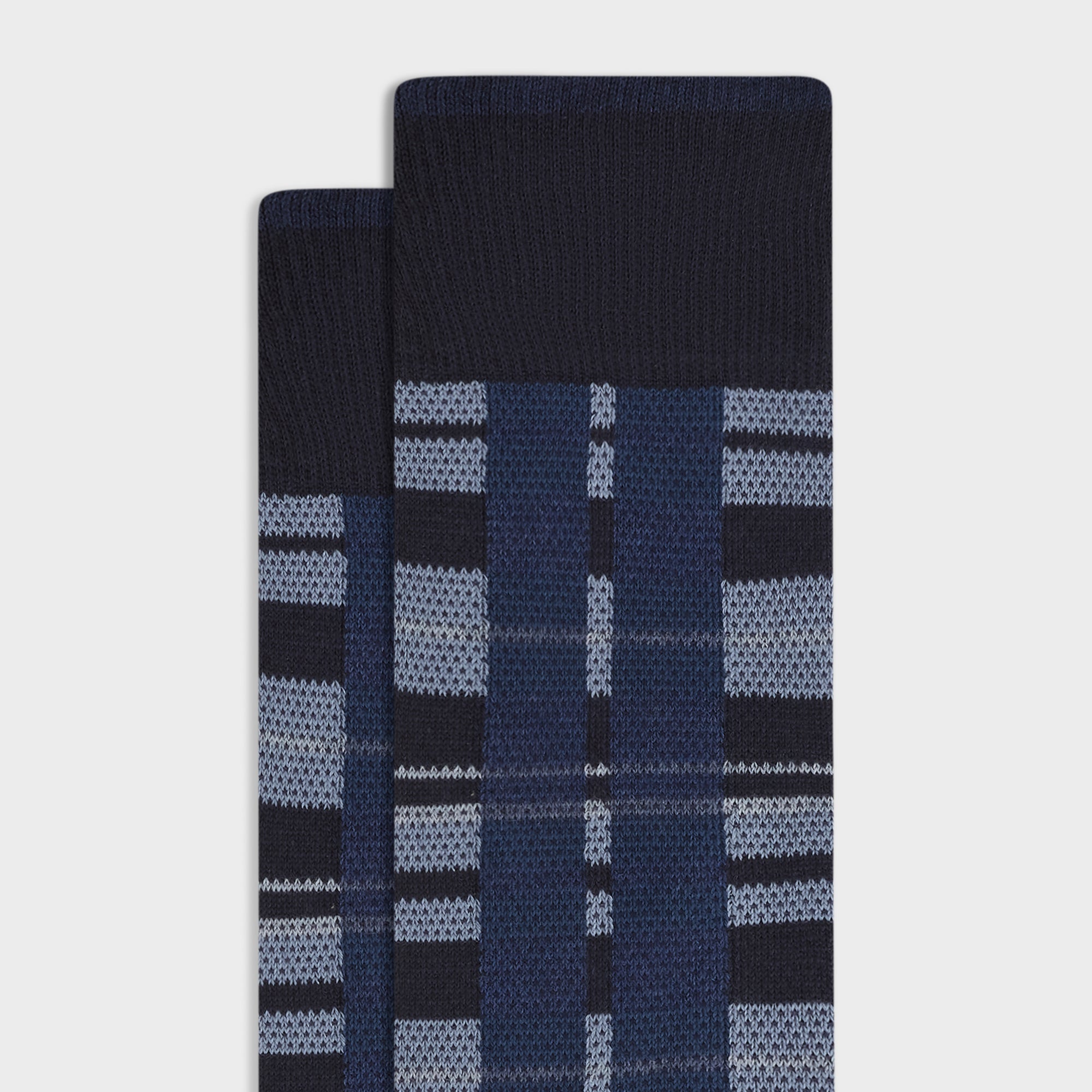 Plaid Mid-Calf Socks