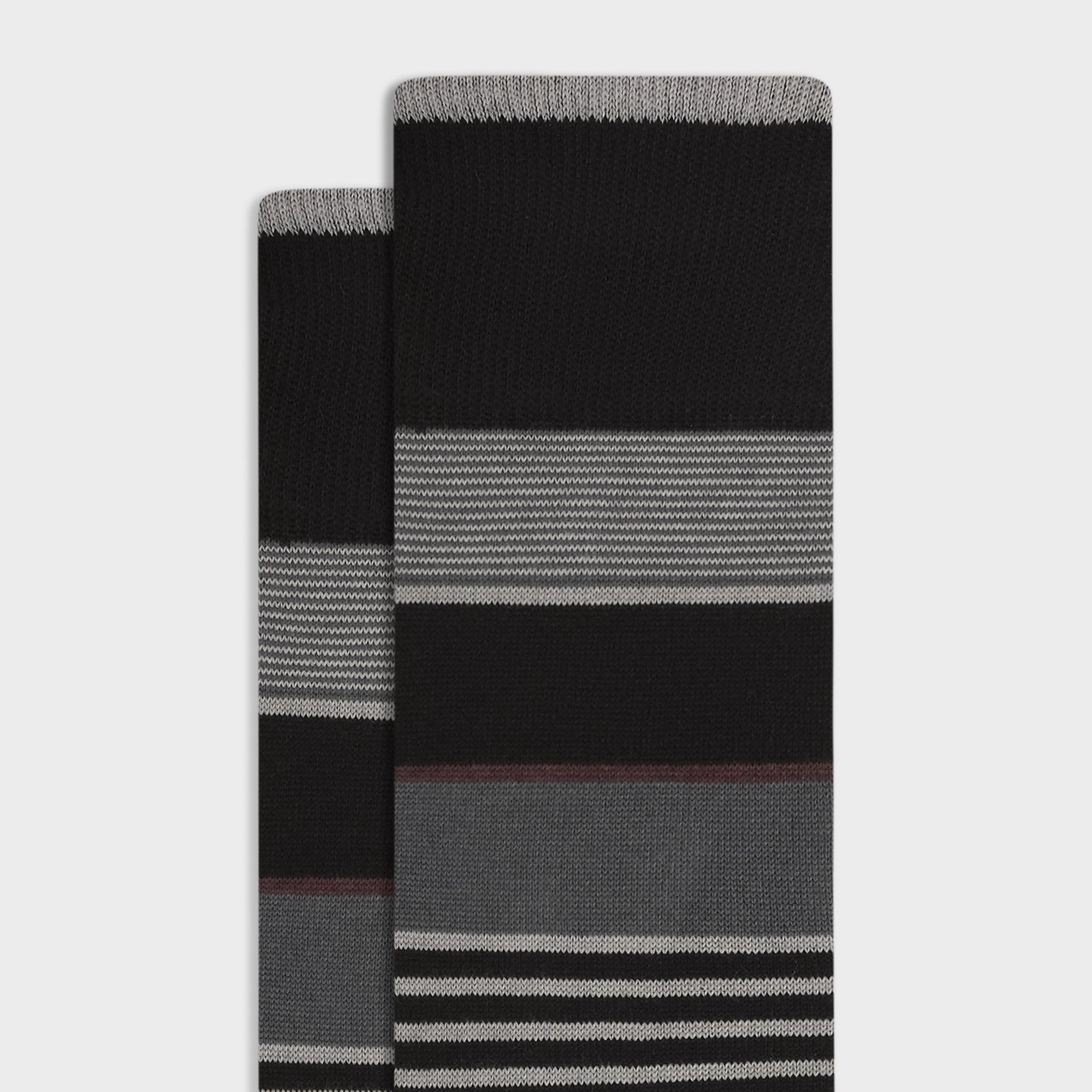 Striped Mid-Calf Socks