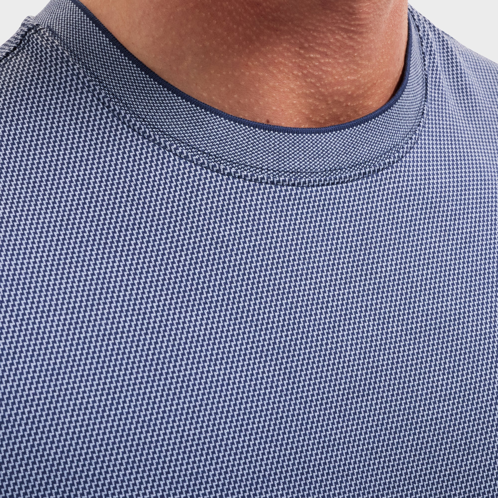 Micro Geometric Jacquard T-Shirt