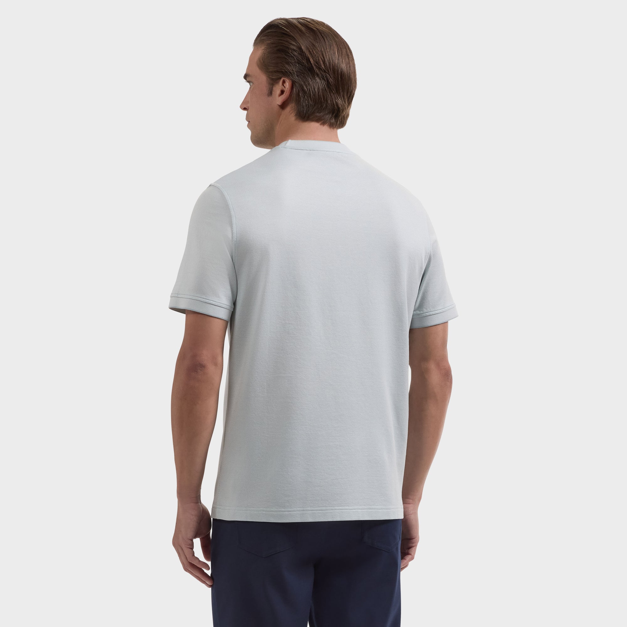 Micro Geometric Jacquard T-Shirt