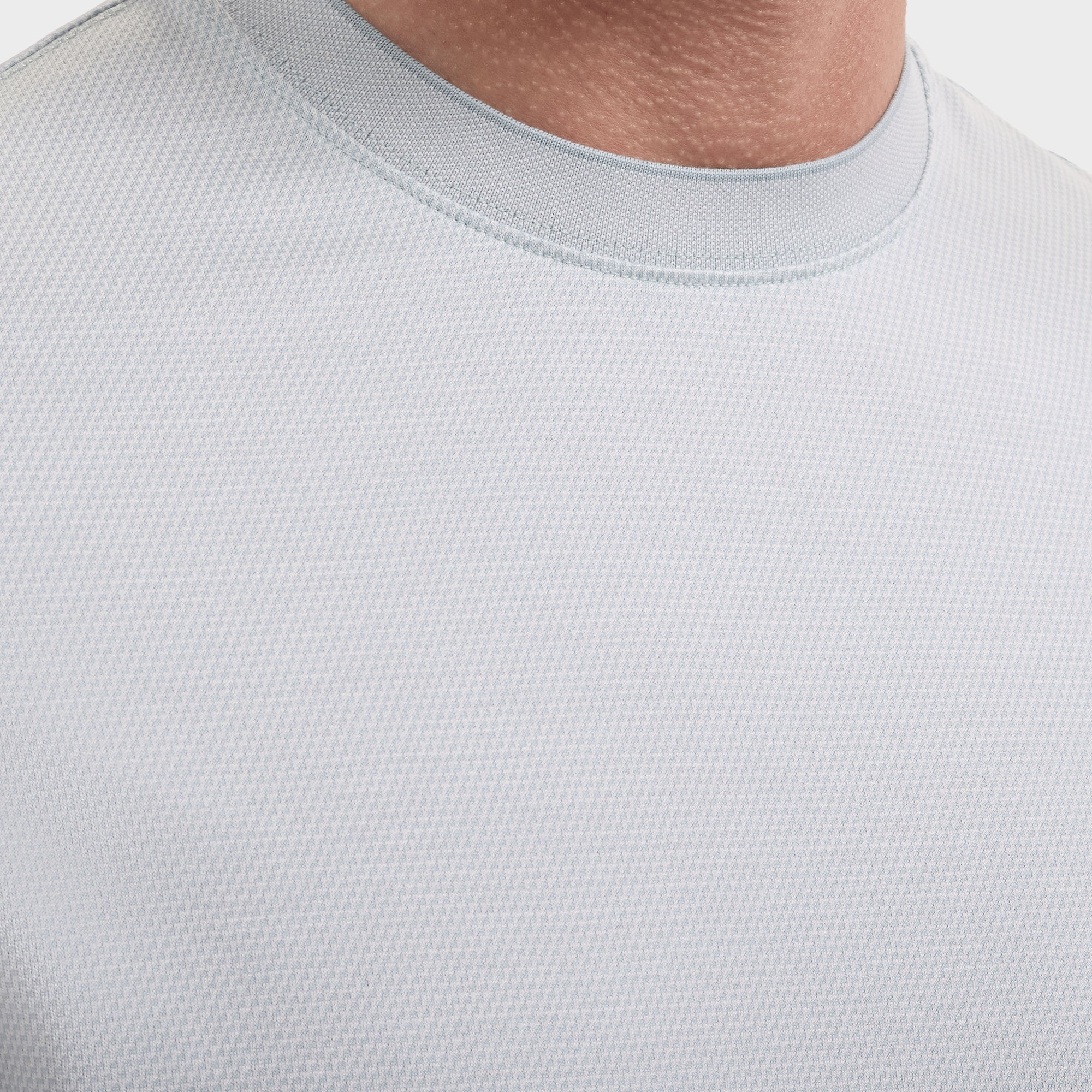 Micro Geometric Jacquard T-Shirt