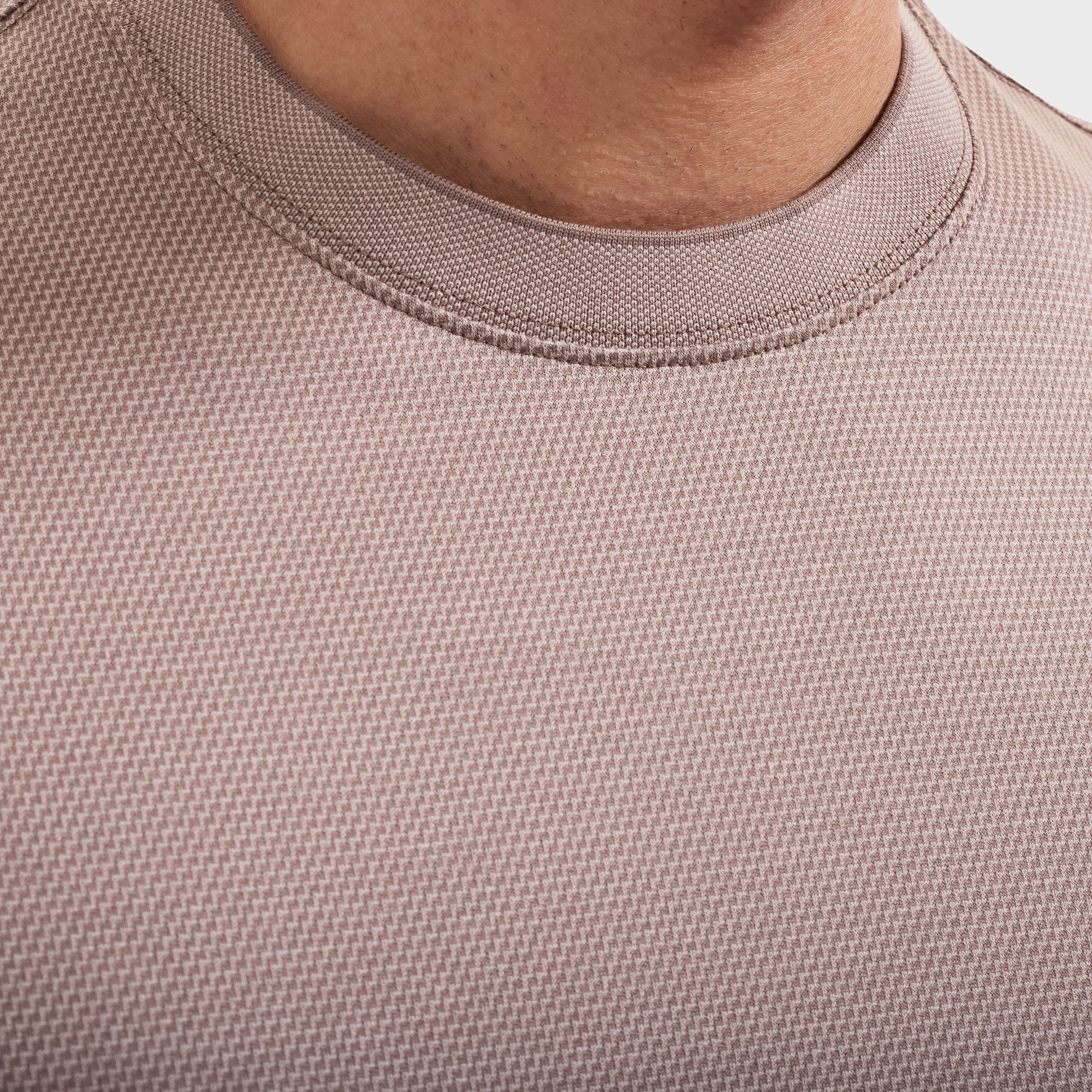 Micro Geometric Jacquard T-Shirt