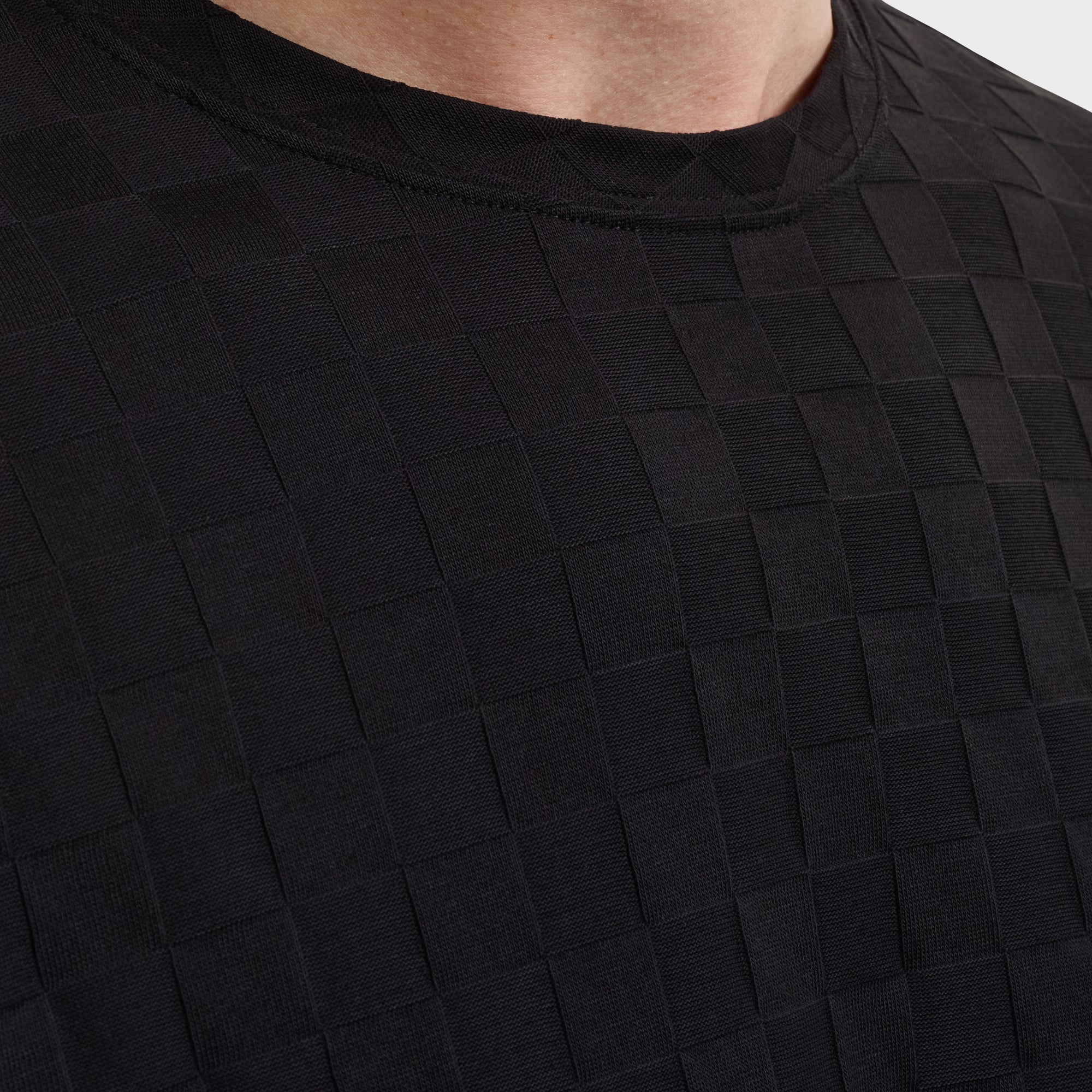 Checkboard Jacquard T-Shirt