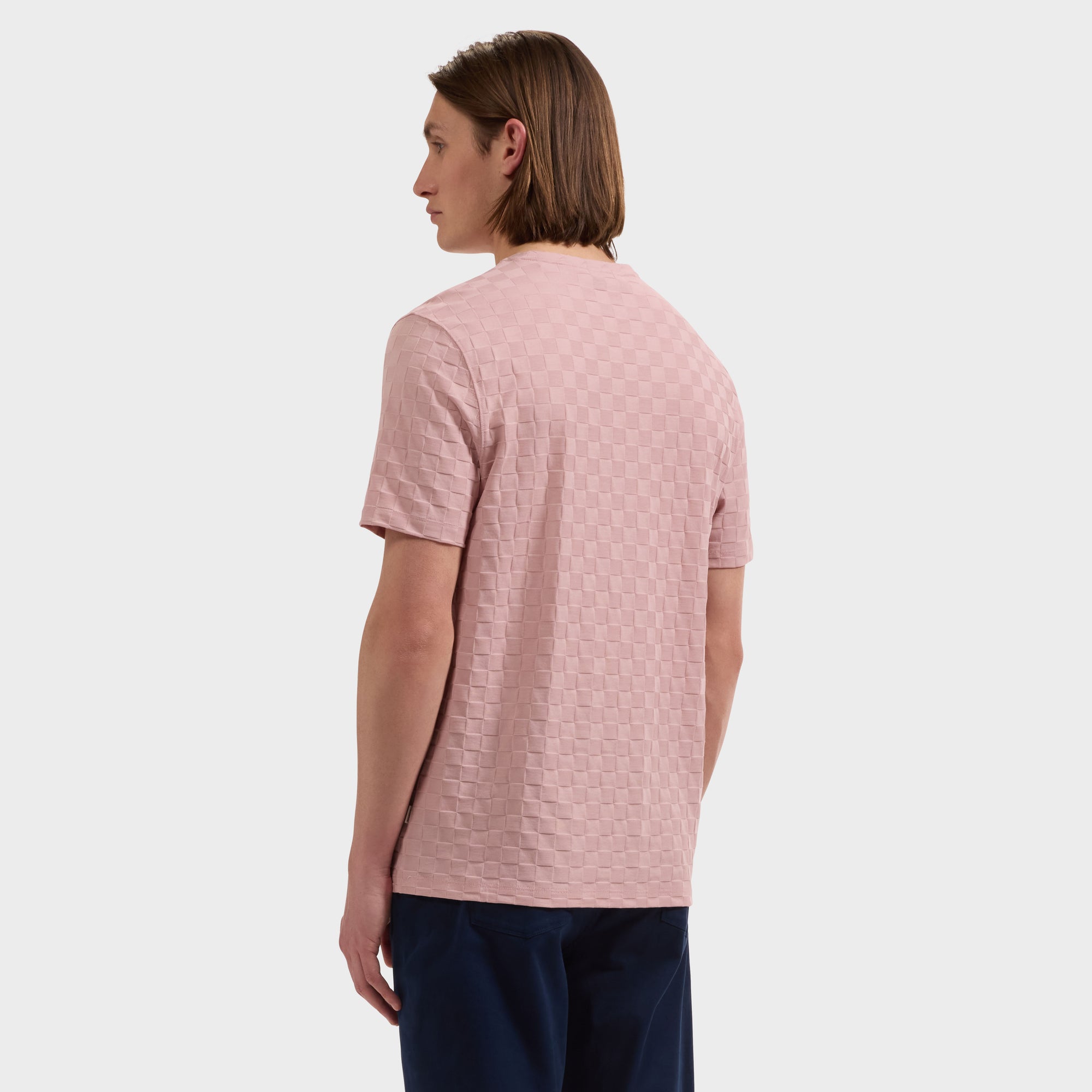 Checkboard Jacquard T-Shirt
