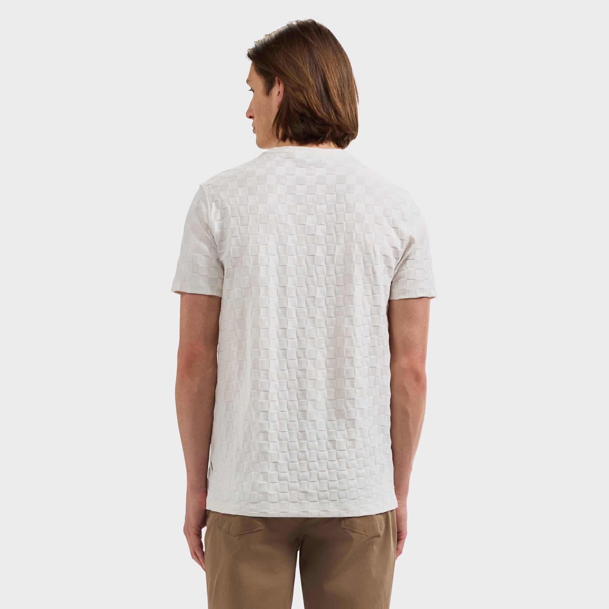 Checkboard Jacquard T-Shirt