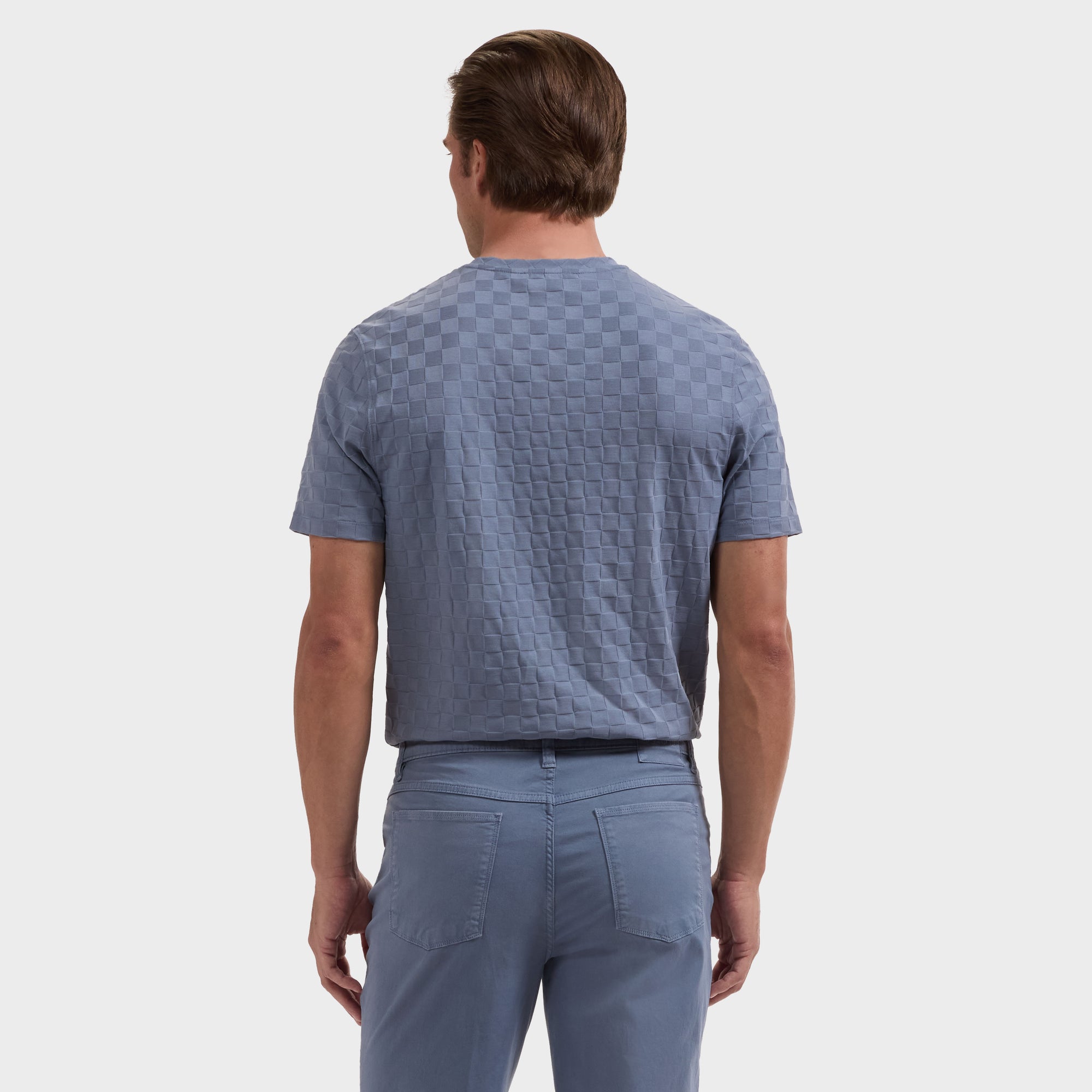Checkboard Jacquard T-Shirt