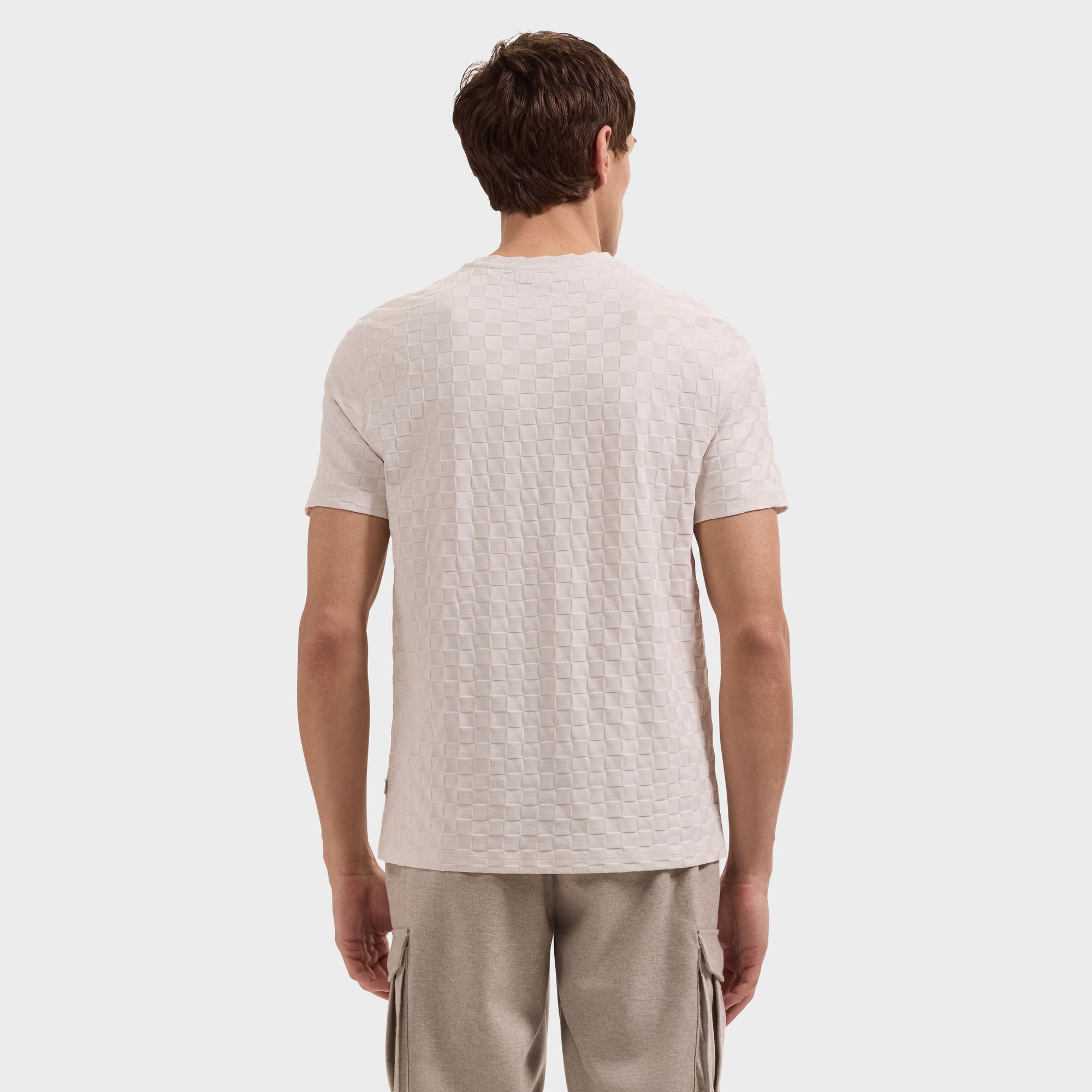 Checkboard Jacquard T-Shirt