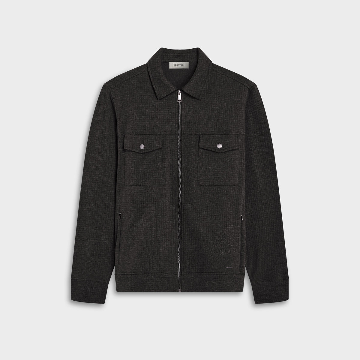 Houndstooth Zip Jacket