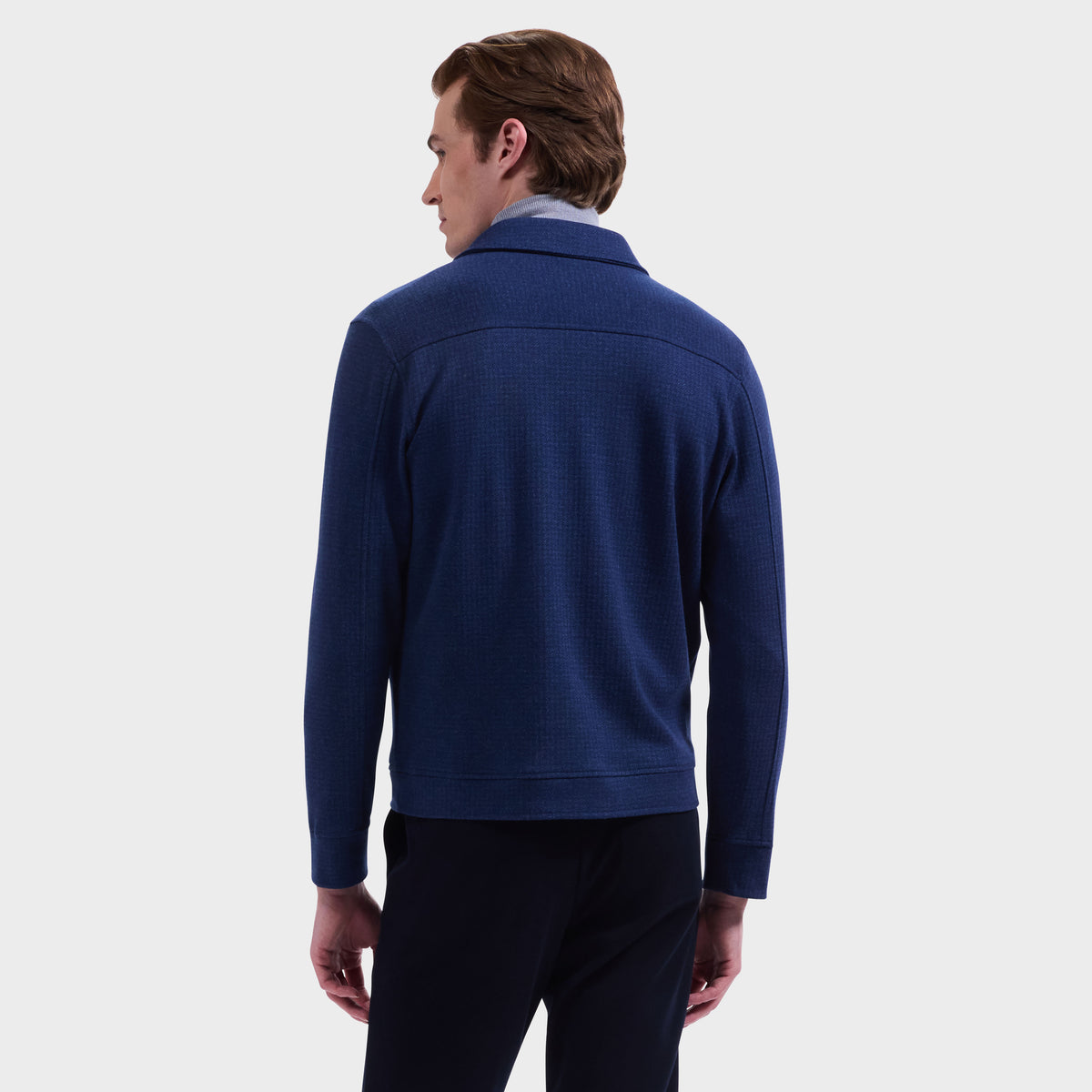 Houndstooth Zip Jacket