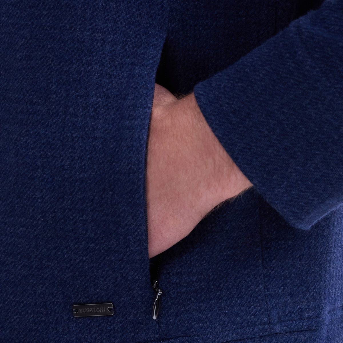 Houndstooth Zip Jacket