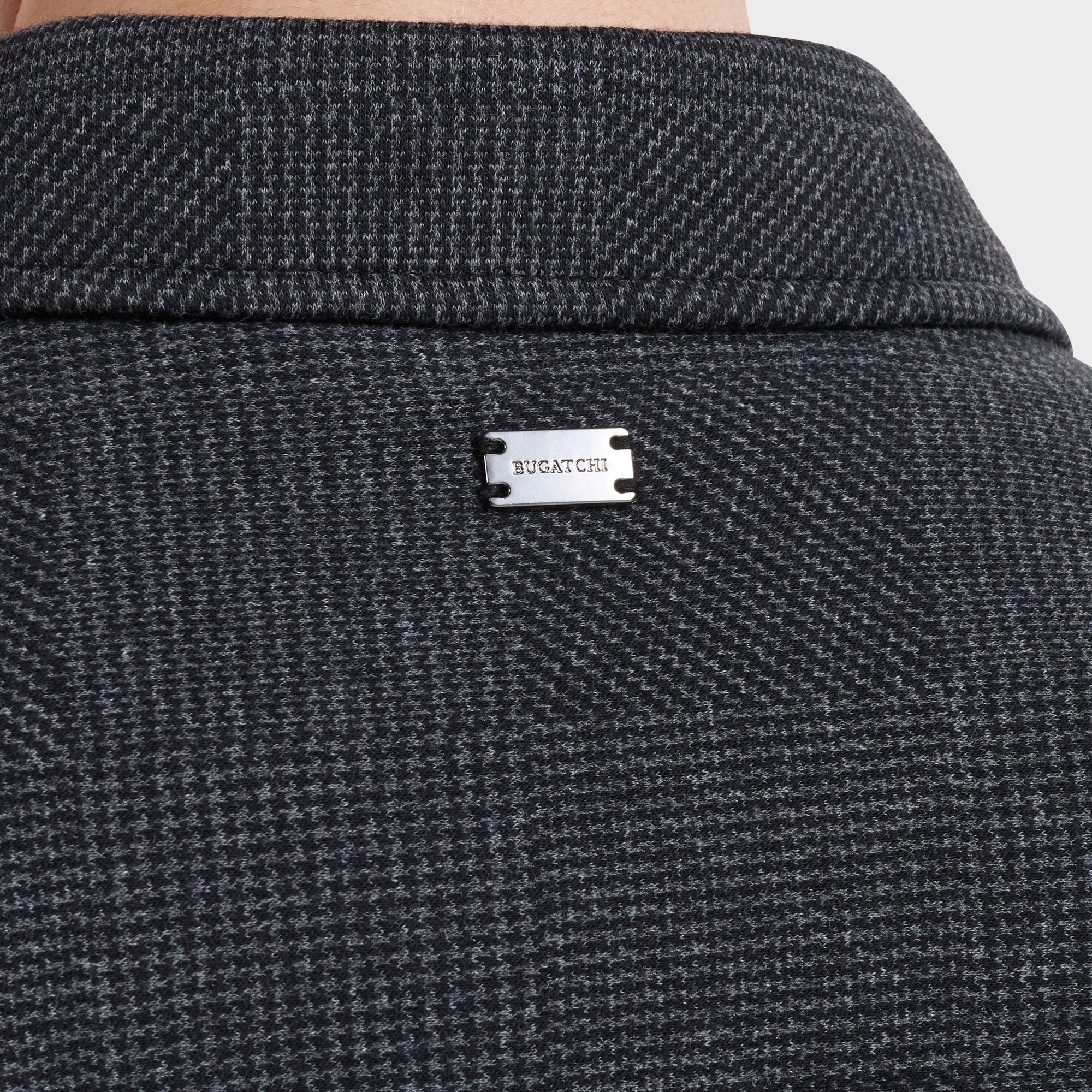 Glen Plaid Knit Shirt