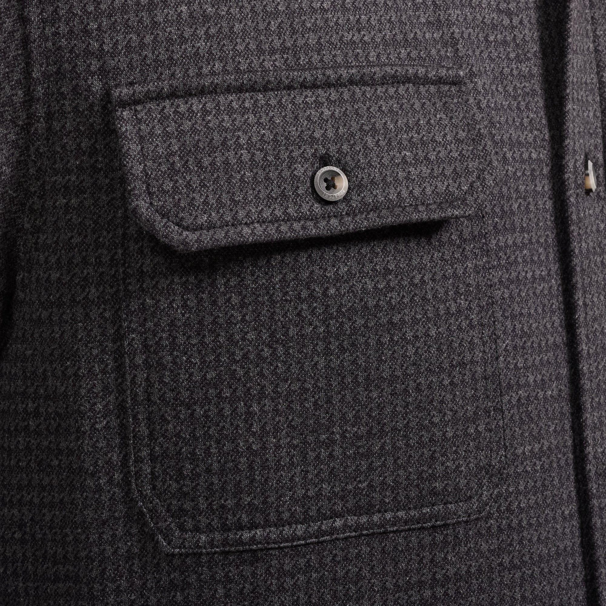 Houndstooth Knit Shirt