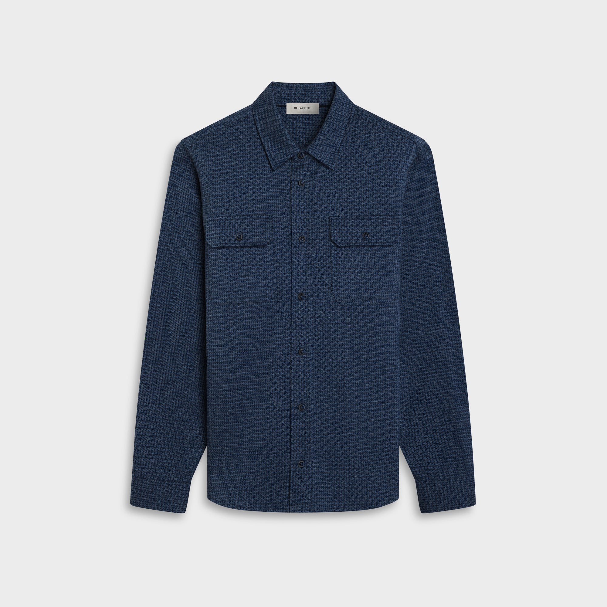 Houndstooth Knit Shirt