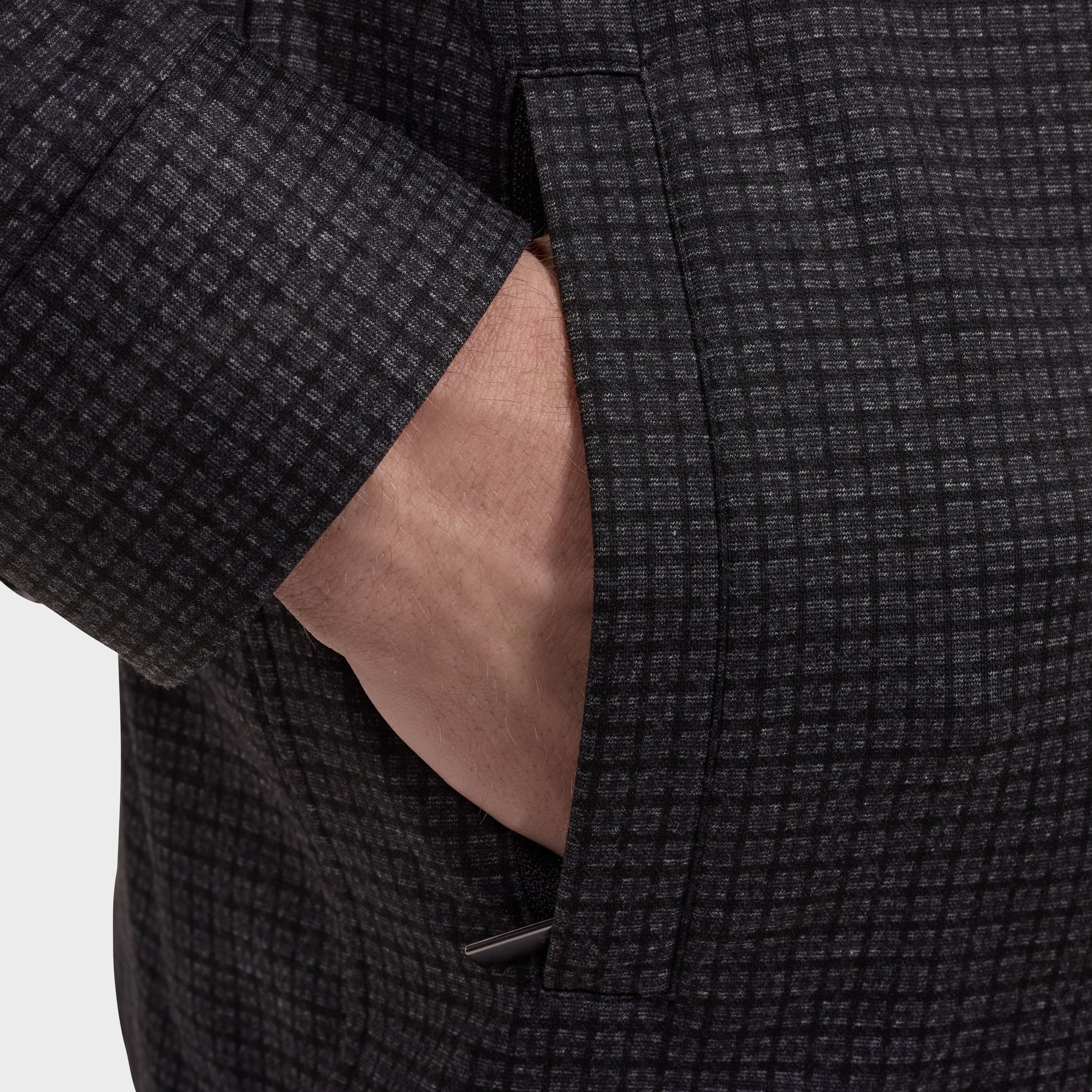 Micro Check Performance Knit Shirt