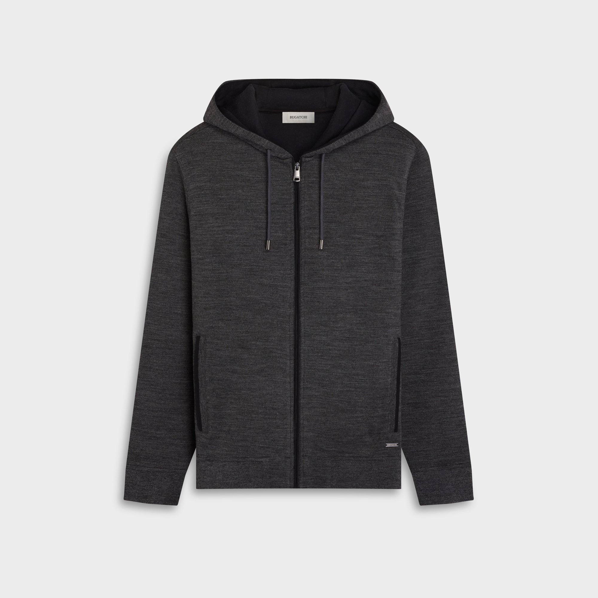 Heathered Zip Hoodie