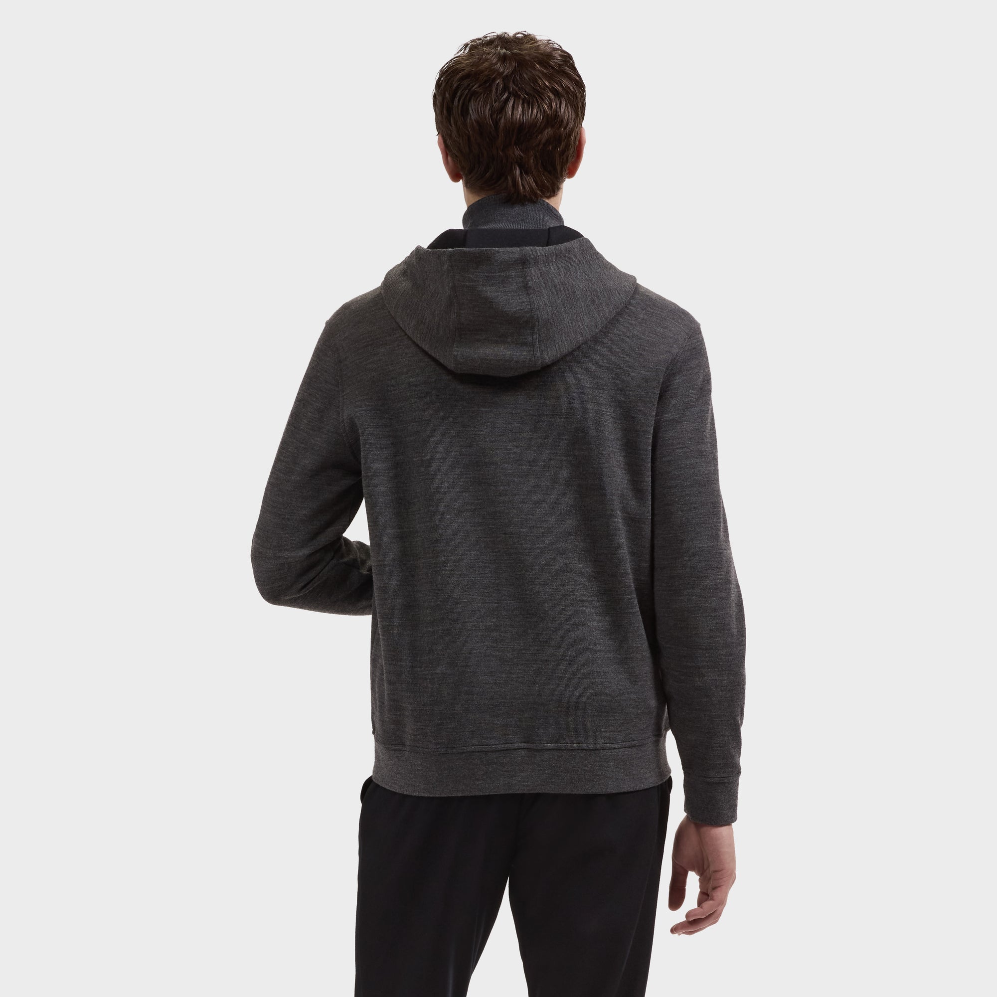 Heathered Zip Hoodie