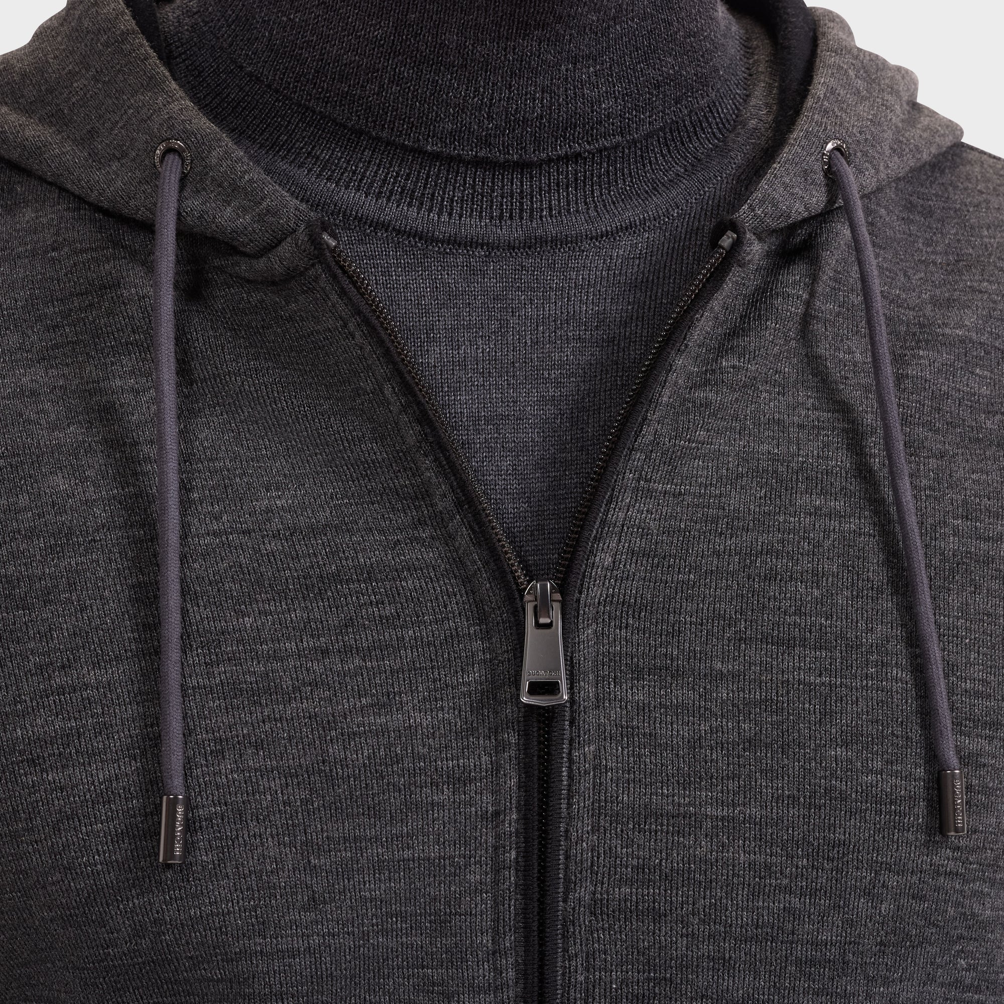 Heathered Zip Hoodie